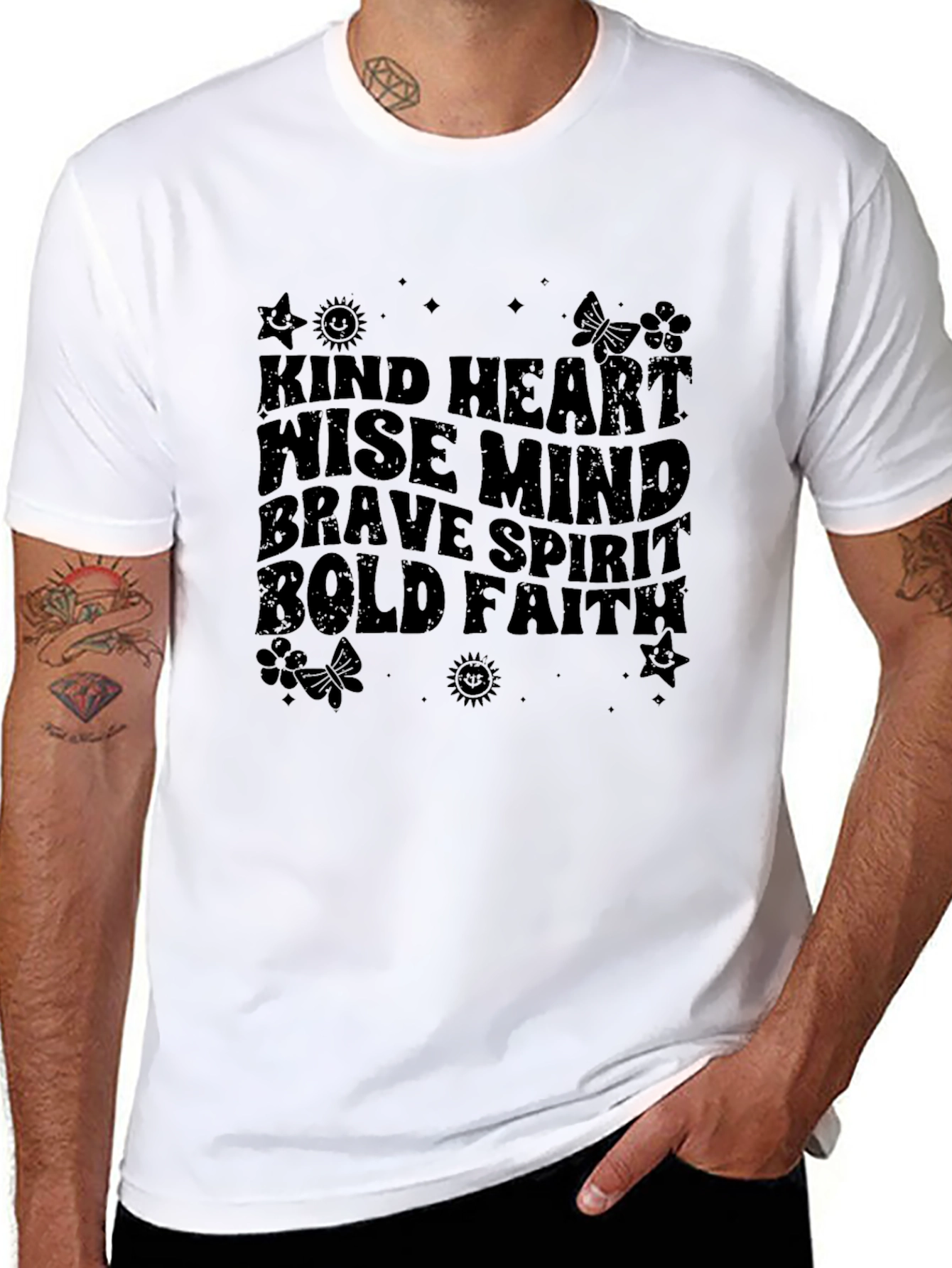 Kind Heart Wise Mind Graphic Tee