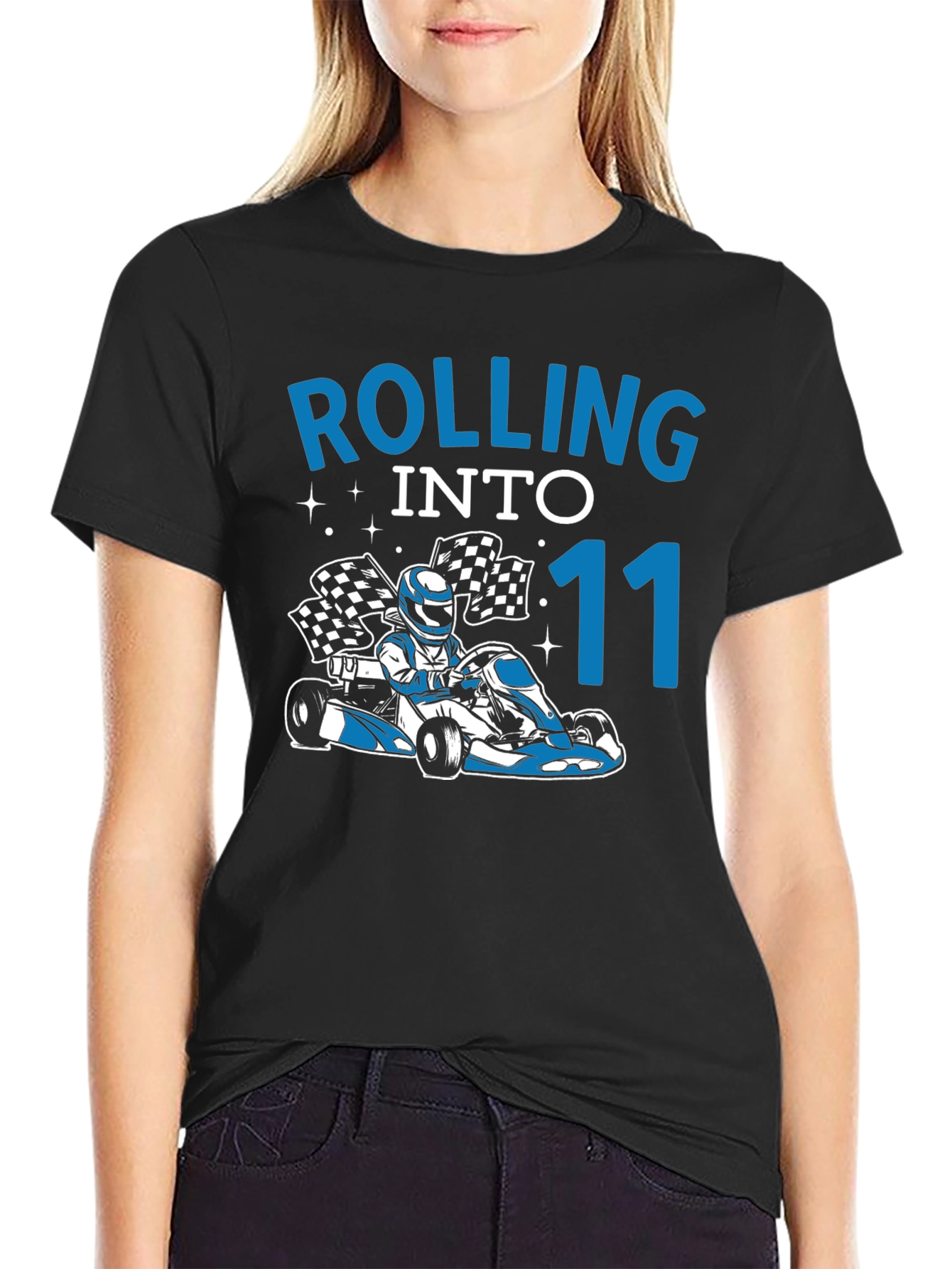 Rolling Into 11 Go Kart Birthday T-Shirt