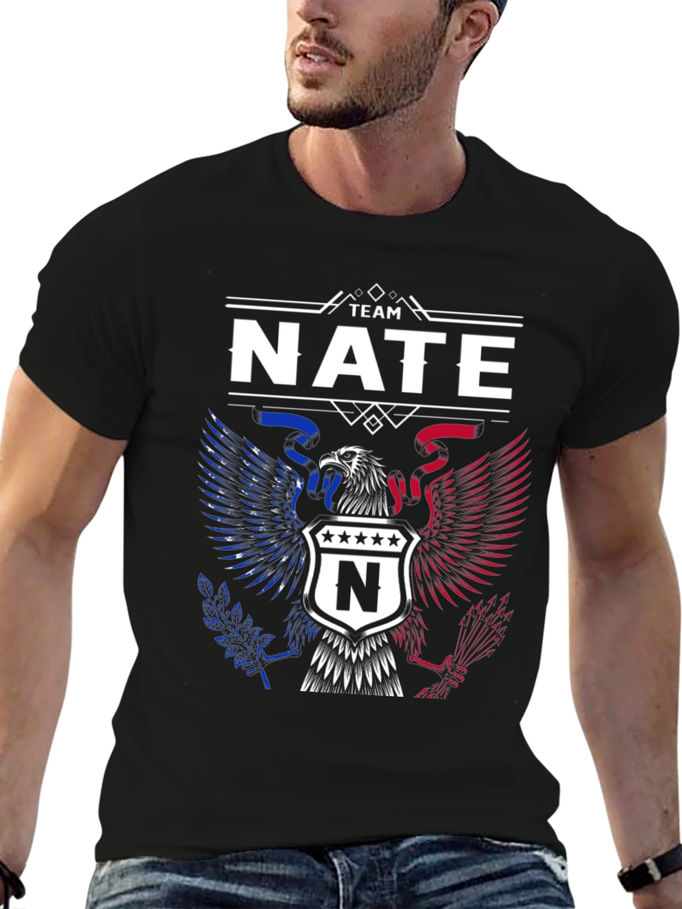 Team Nate Patriotic Eagle T-Shirt
