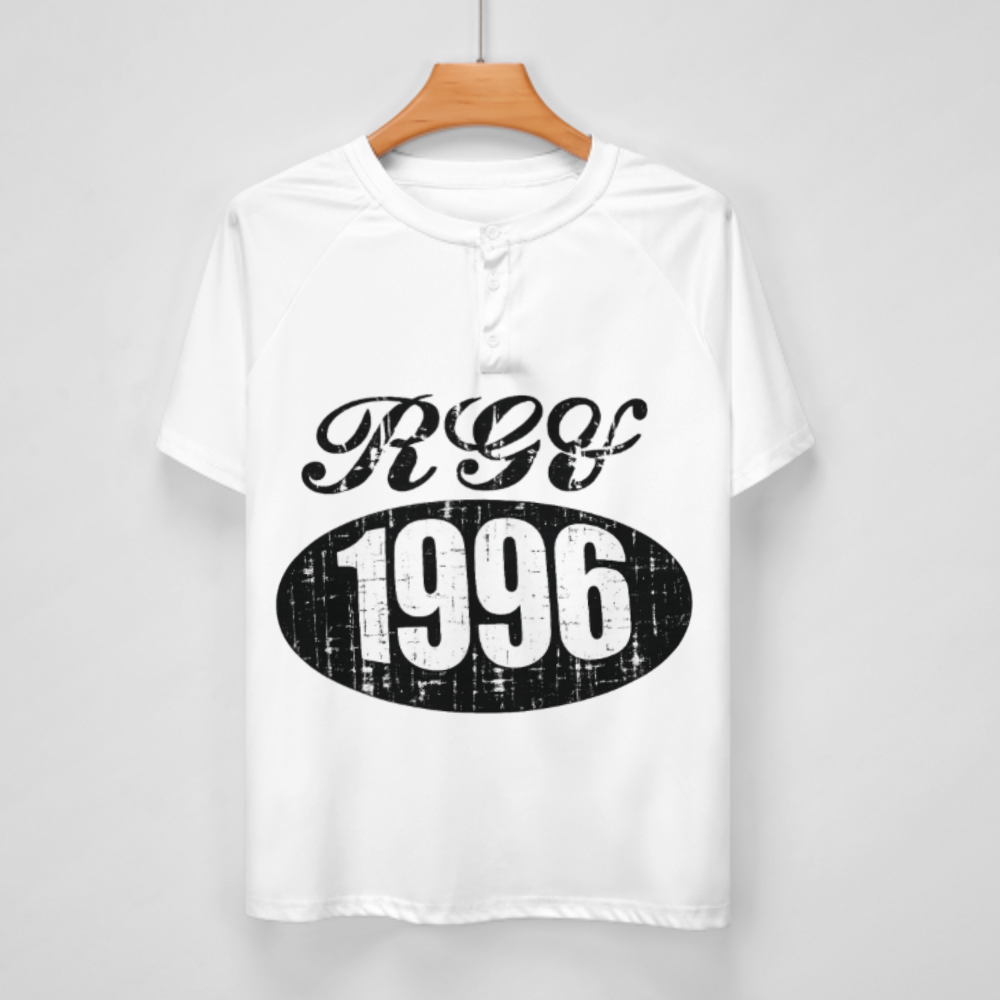 RGF 1996 Vintage Graphic T-Shirt – Retro Distressed Streetwear Birthday Tee(z192)