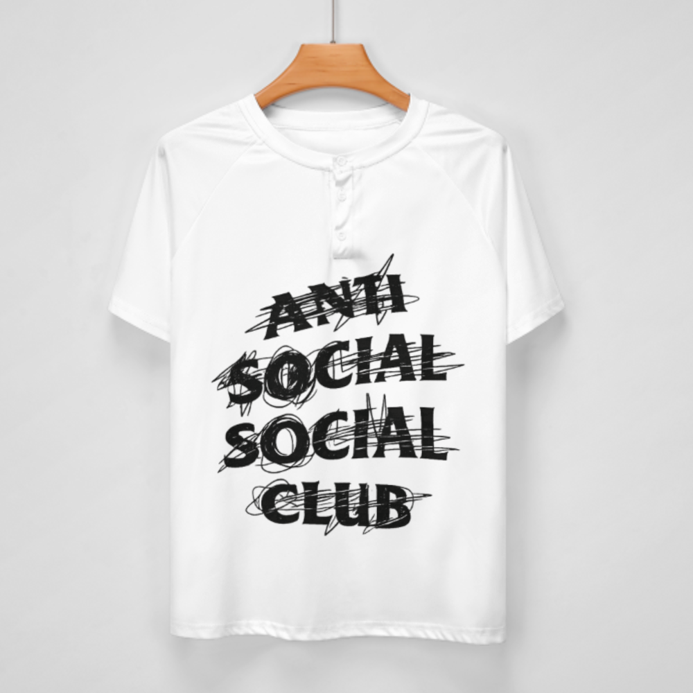 Anti Social Social Club Inspired Streetwear Tee – Grunge Typography Graphic T-Shirt – Urban Casual Fashion Shirt(z194)
