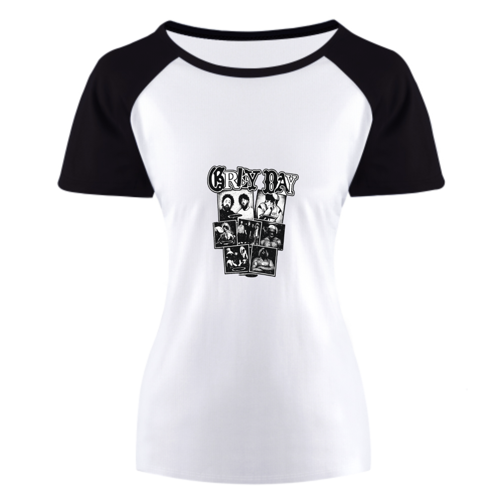 Grey Day Vintage Collage Graphic Tee – Retro Streetwear Music Inspired T-Shirt for Fans(z212)