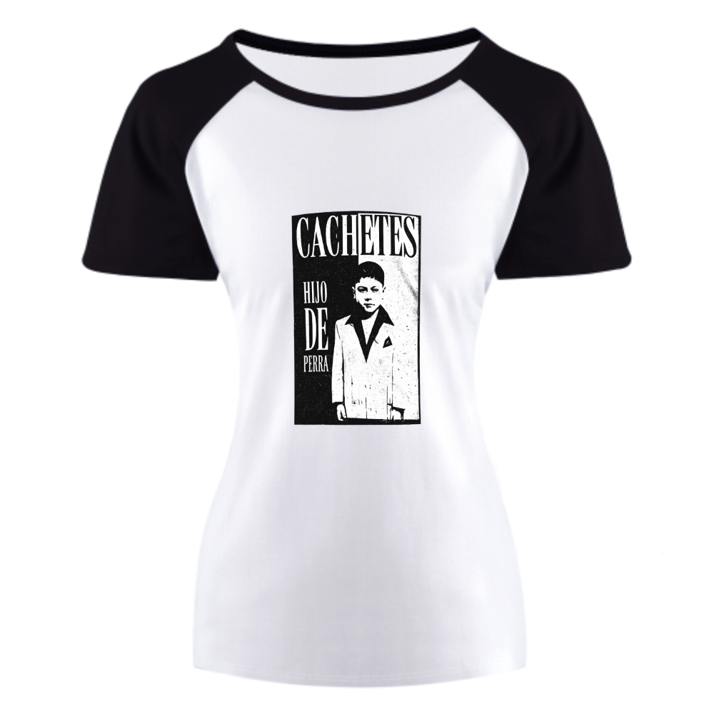 Cachetes Vintage Graphic Tee – Retro Streetwear Portrait Shirt with Bold Urban Style(z213)