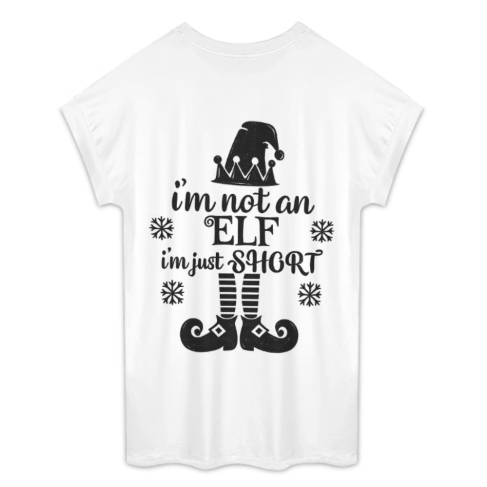 Funny Christmas Elf Graphic T-Shirt – “I’m Not An Elf I’m Just Short” Holiday Tee(z189)