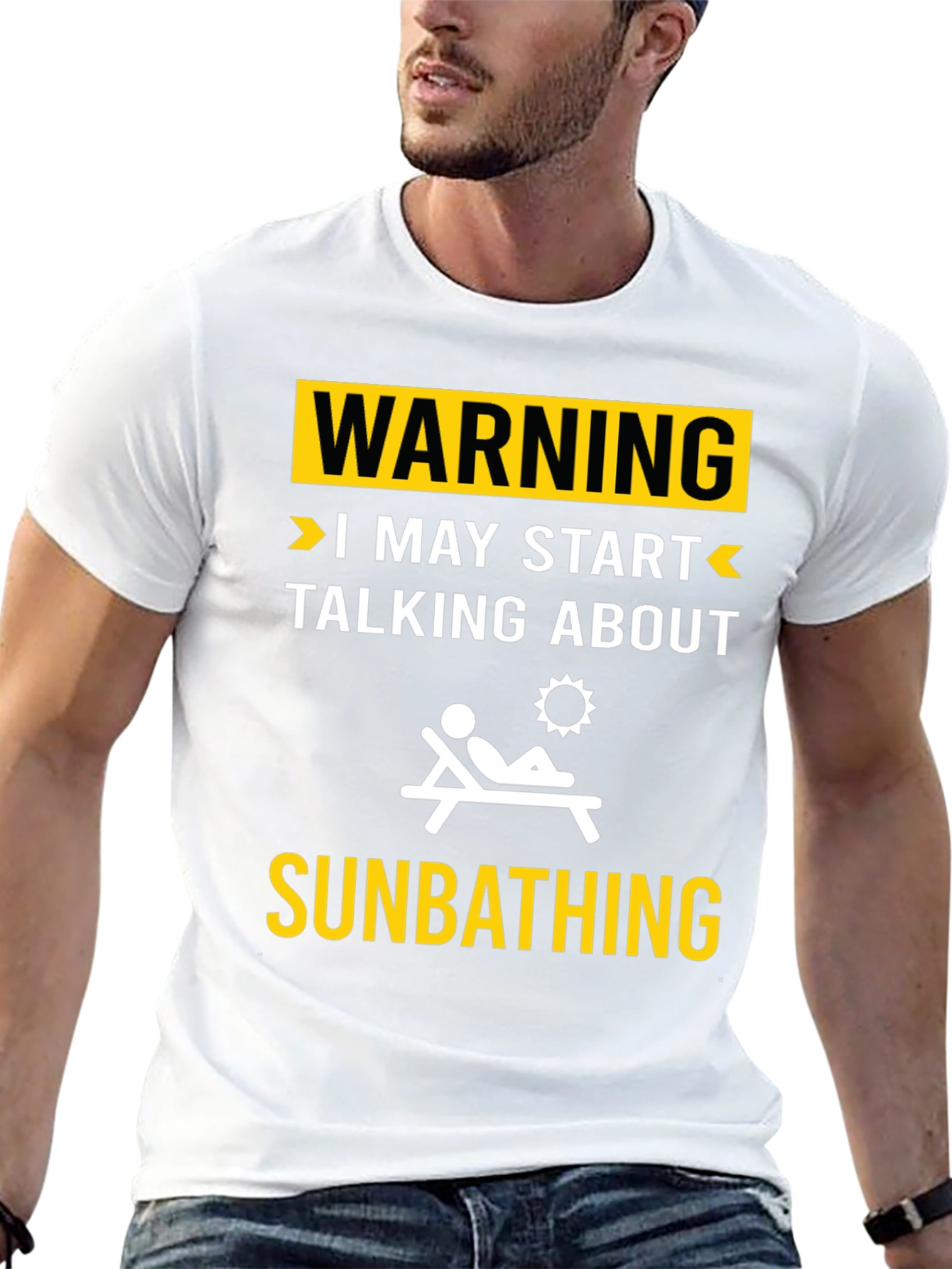Warning: May Start Talking About Sunbathing T-Shirt