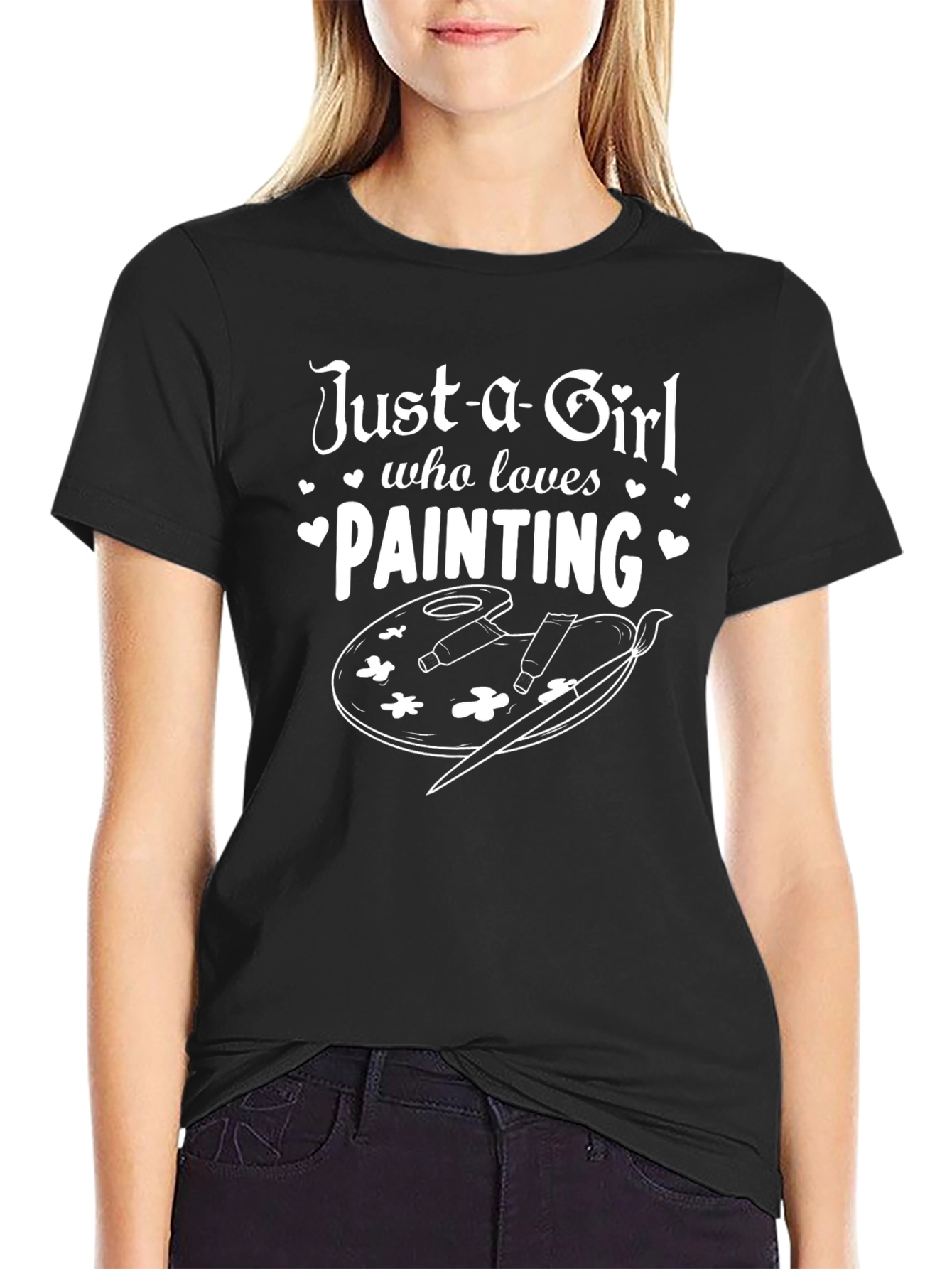 Just a Girl Who Loves Painting T-Shirt
