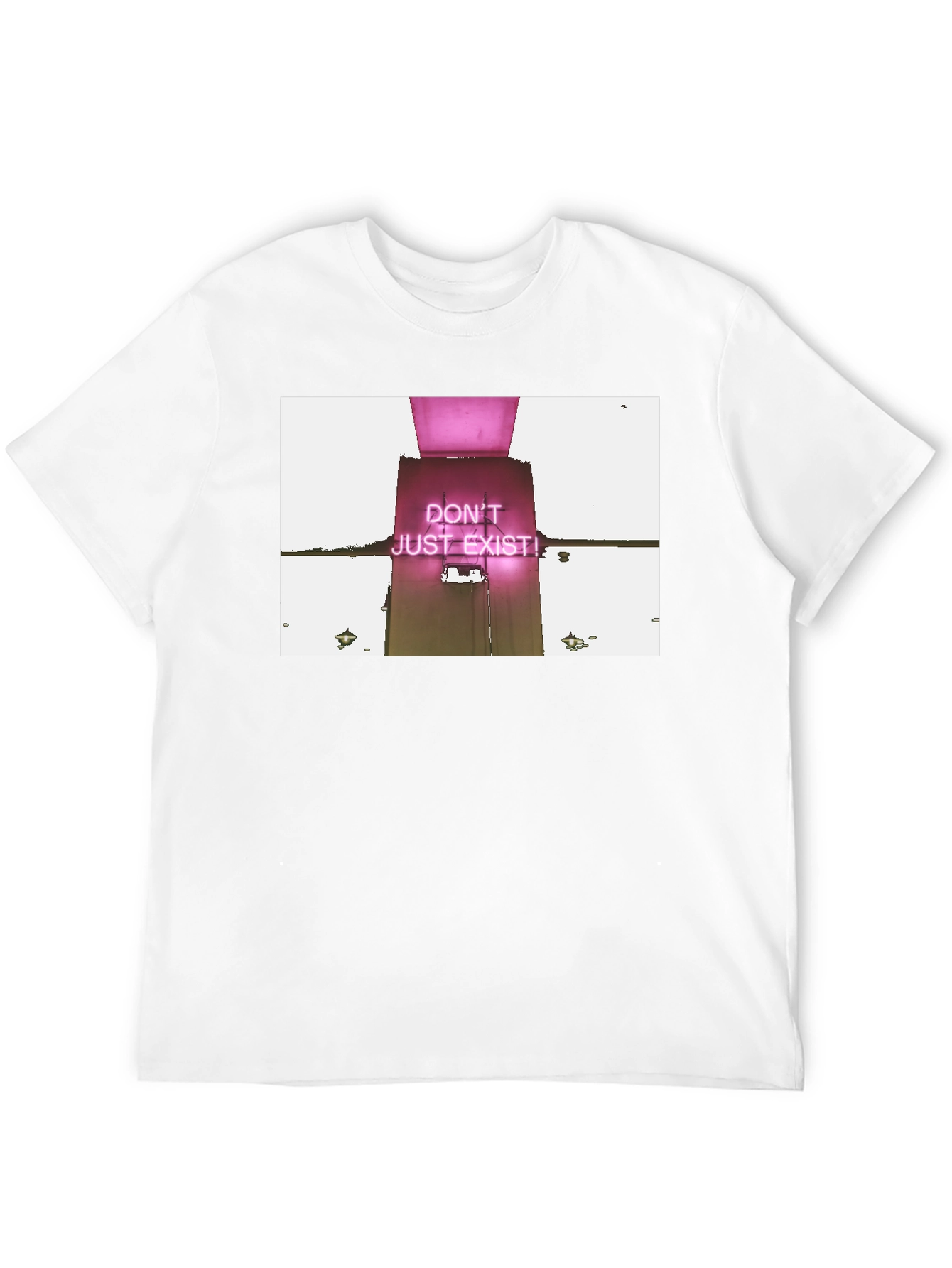 Dont Just Exist Tee - Statement Black T-Shirt