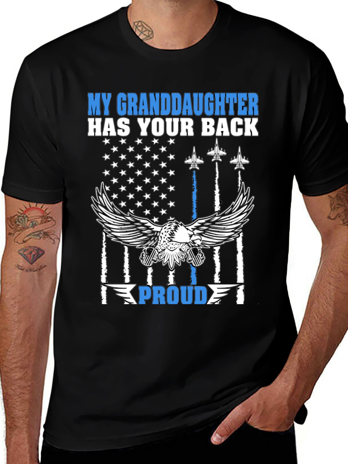 My Granddaughter Has Your Back T-Shirt