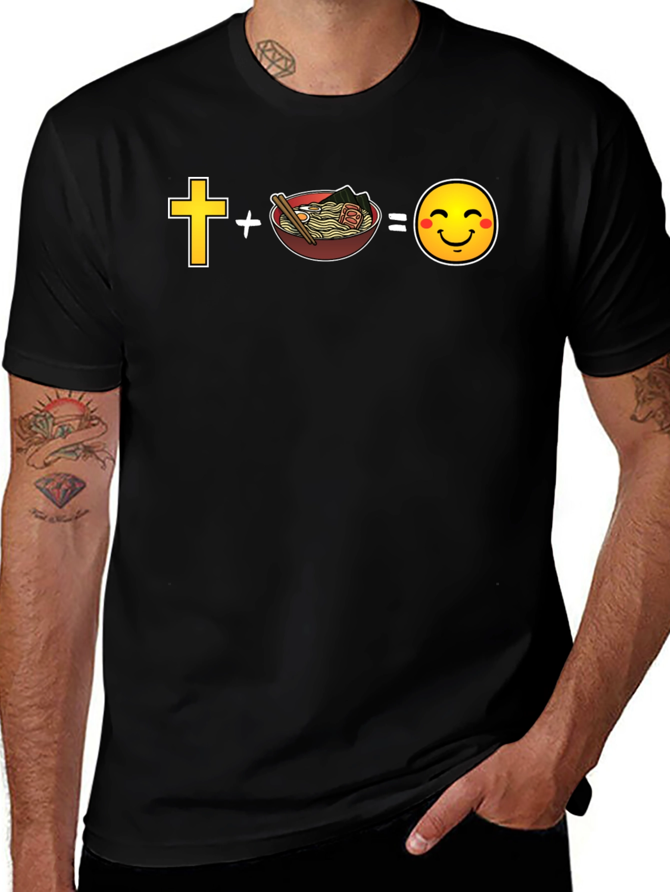 Christian Ramen Lover Graphic T-Shirt