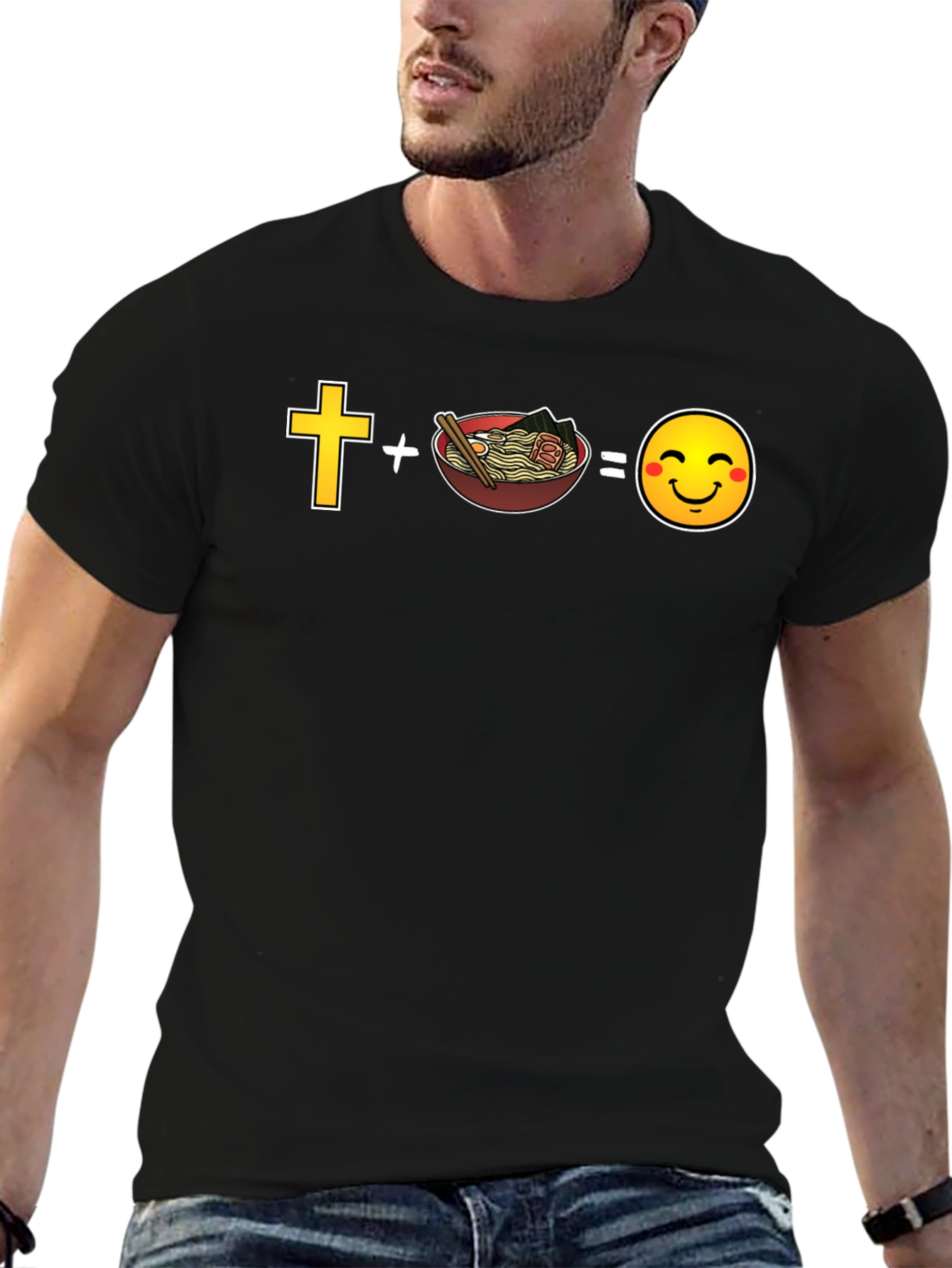 Christian Ramen Lover Graphic T-Shirt