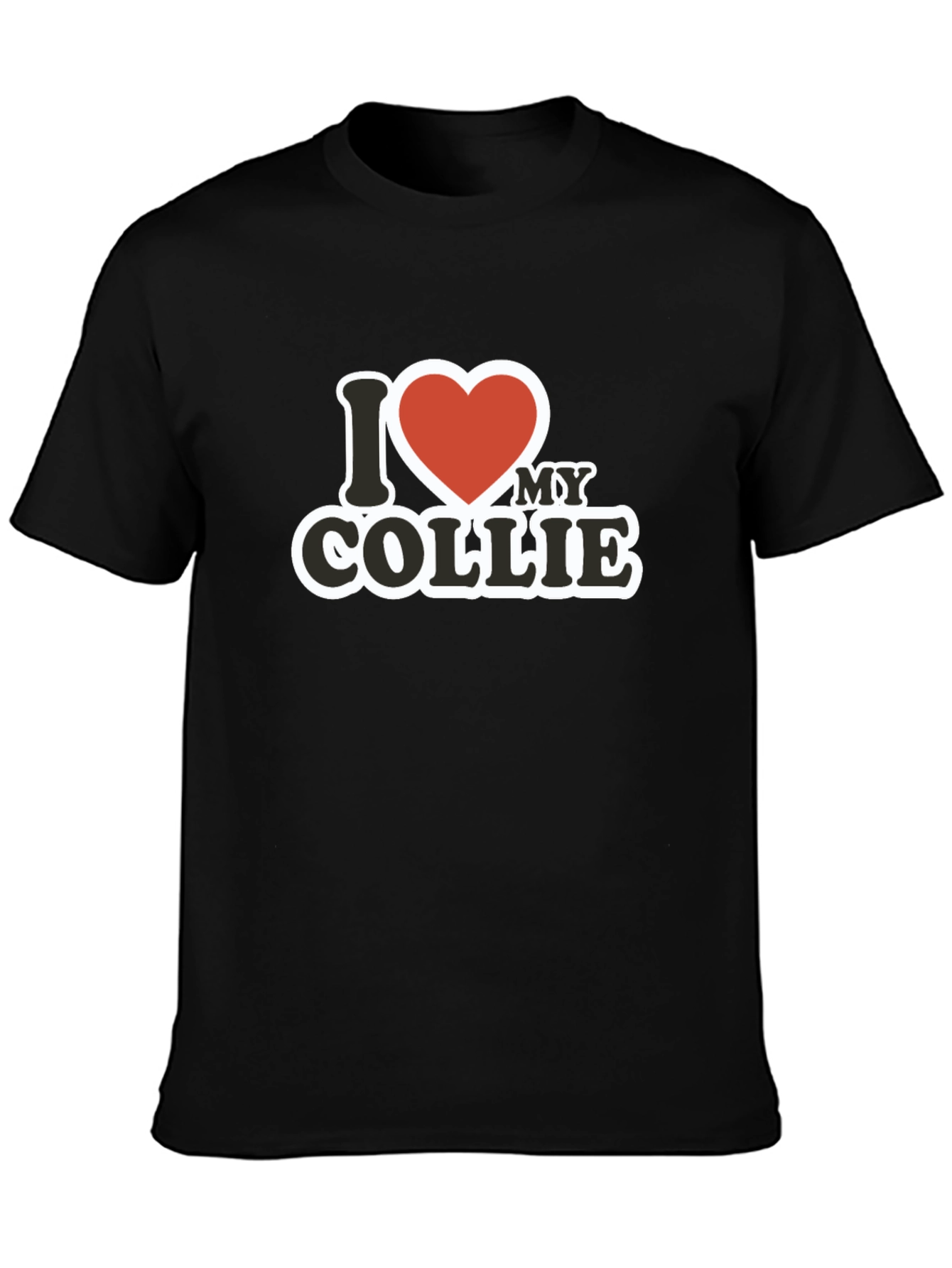 I Heart My Collie - Novelty T-Shirt