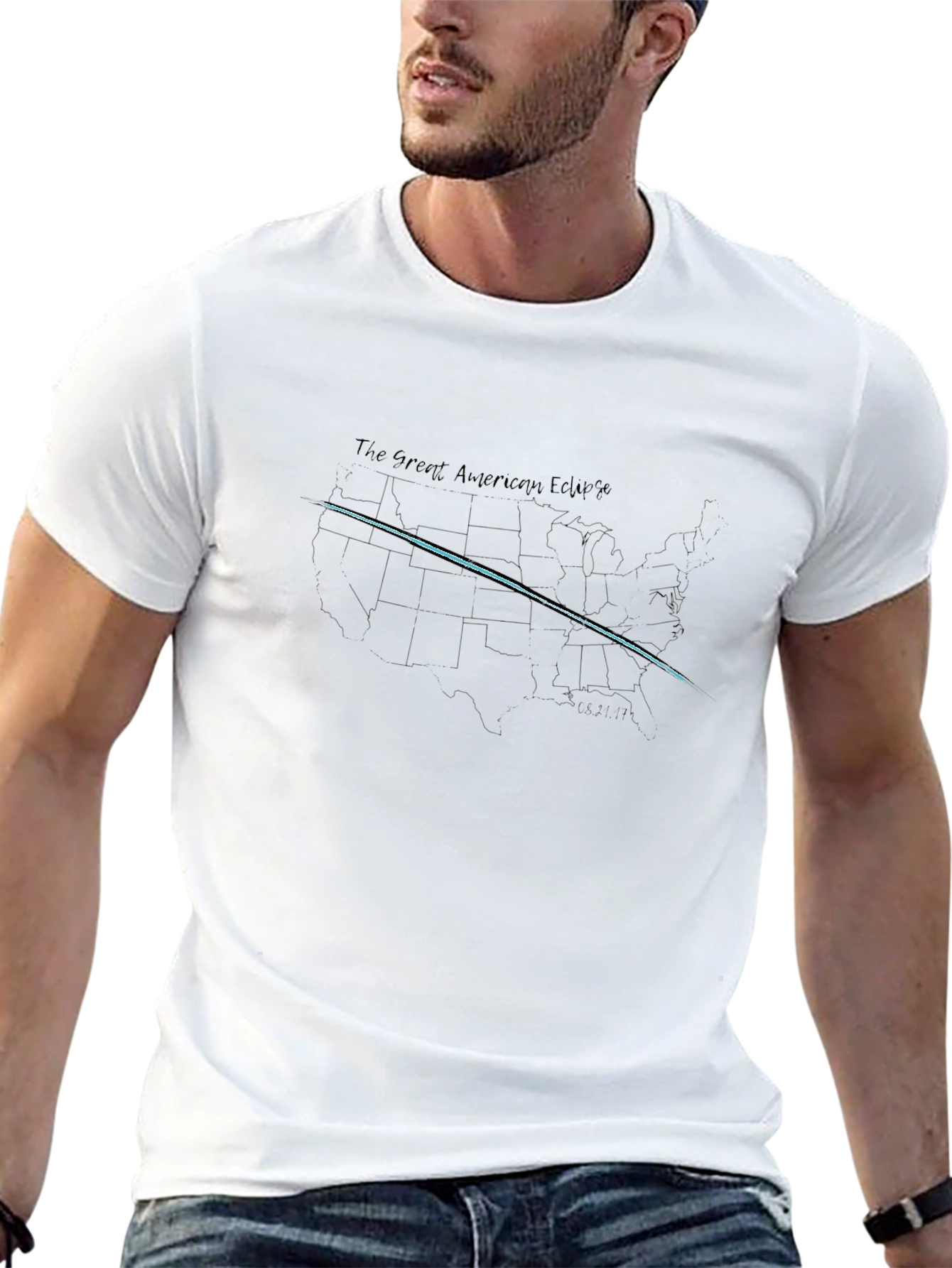 Great American Eclipse T-Shirt - Unisex Black Tee