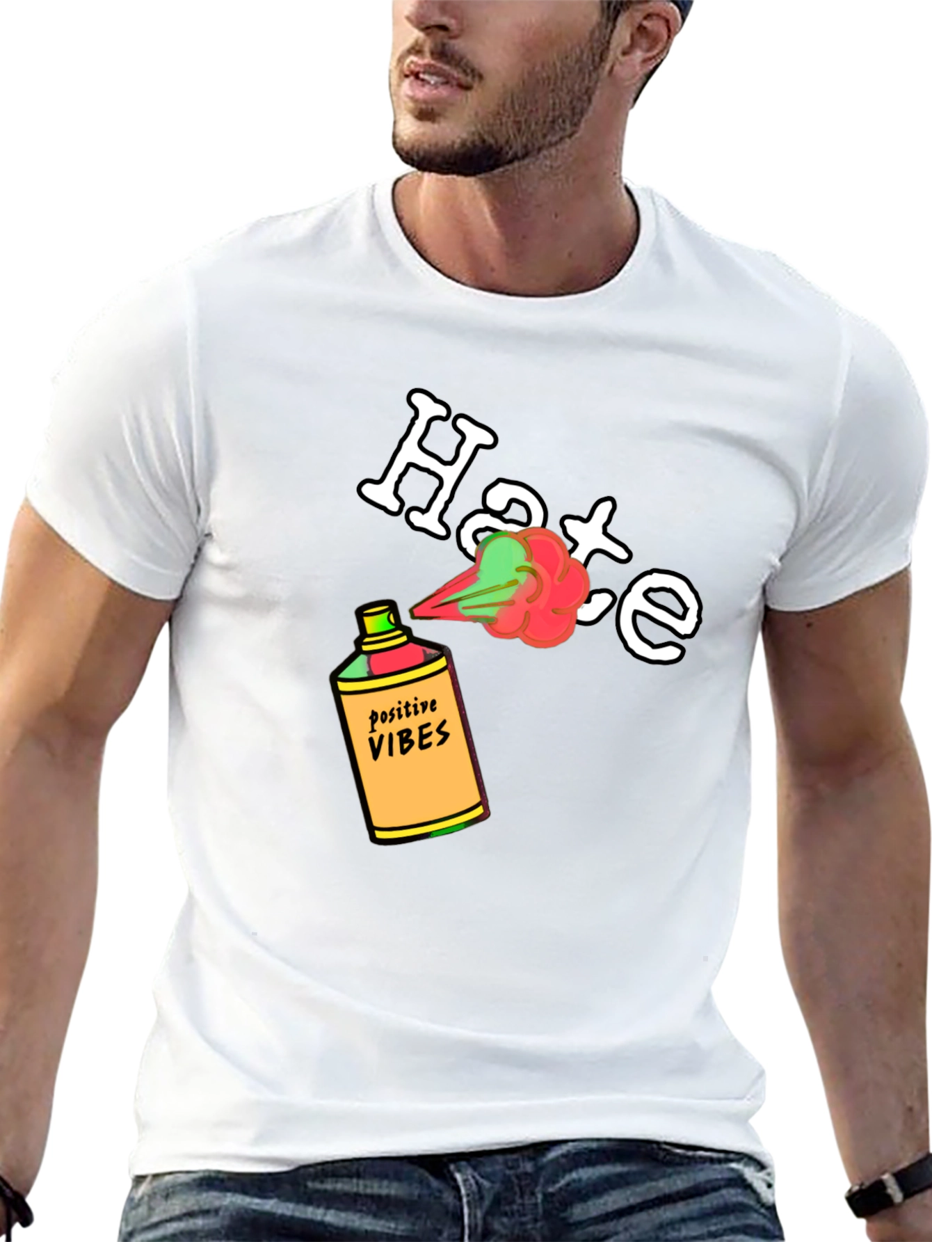 Positive Vibes Spray Hate Away T-Shirt