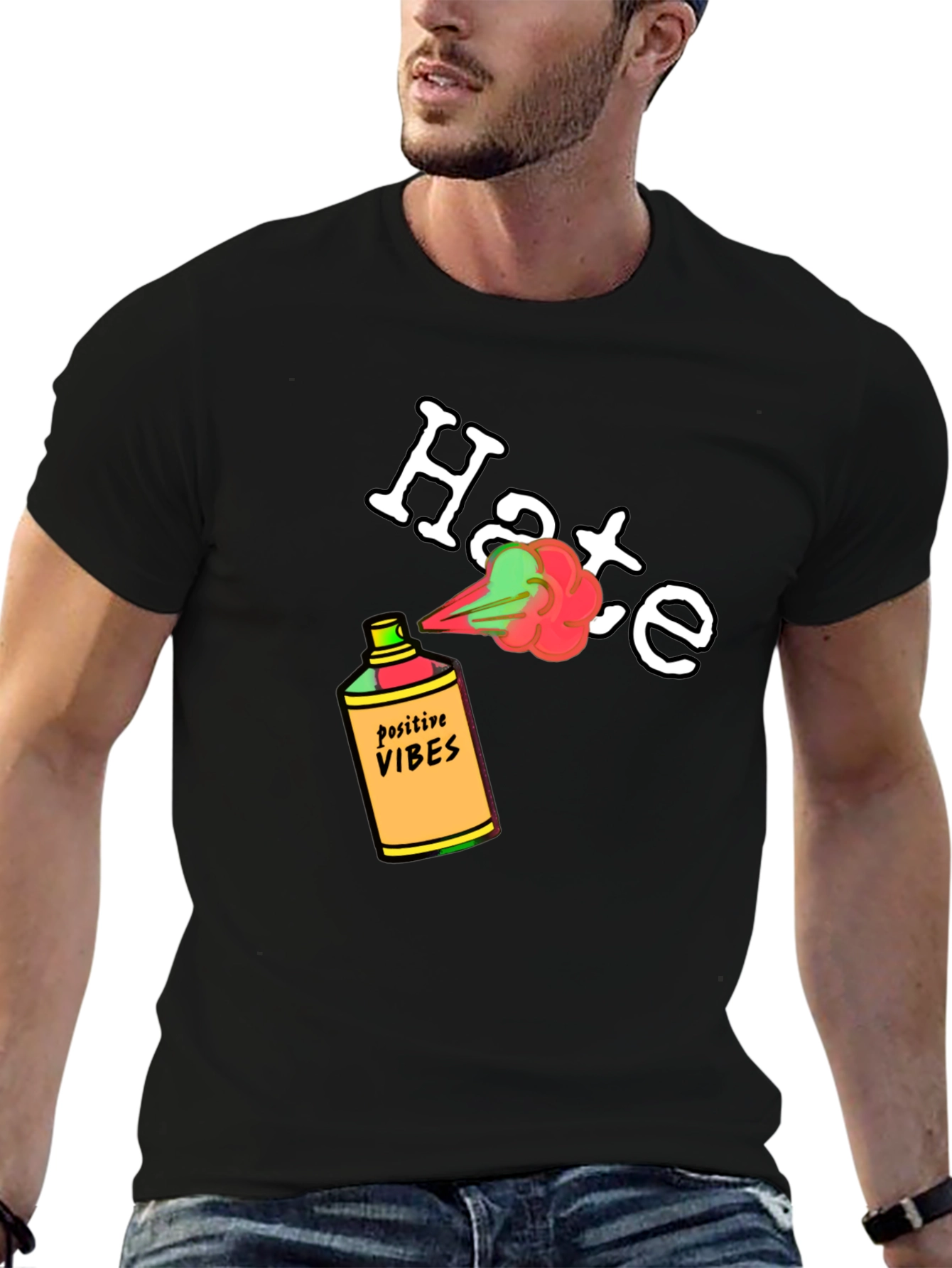 Positive Vibes Spray Hate Away T-Shirt