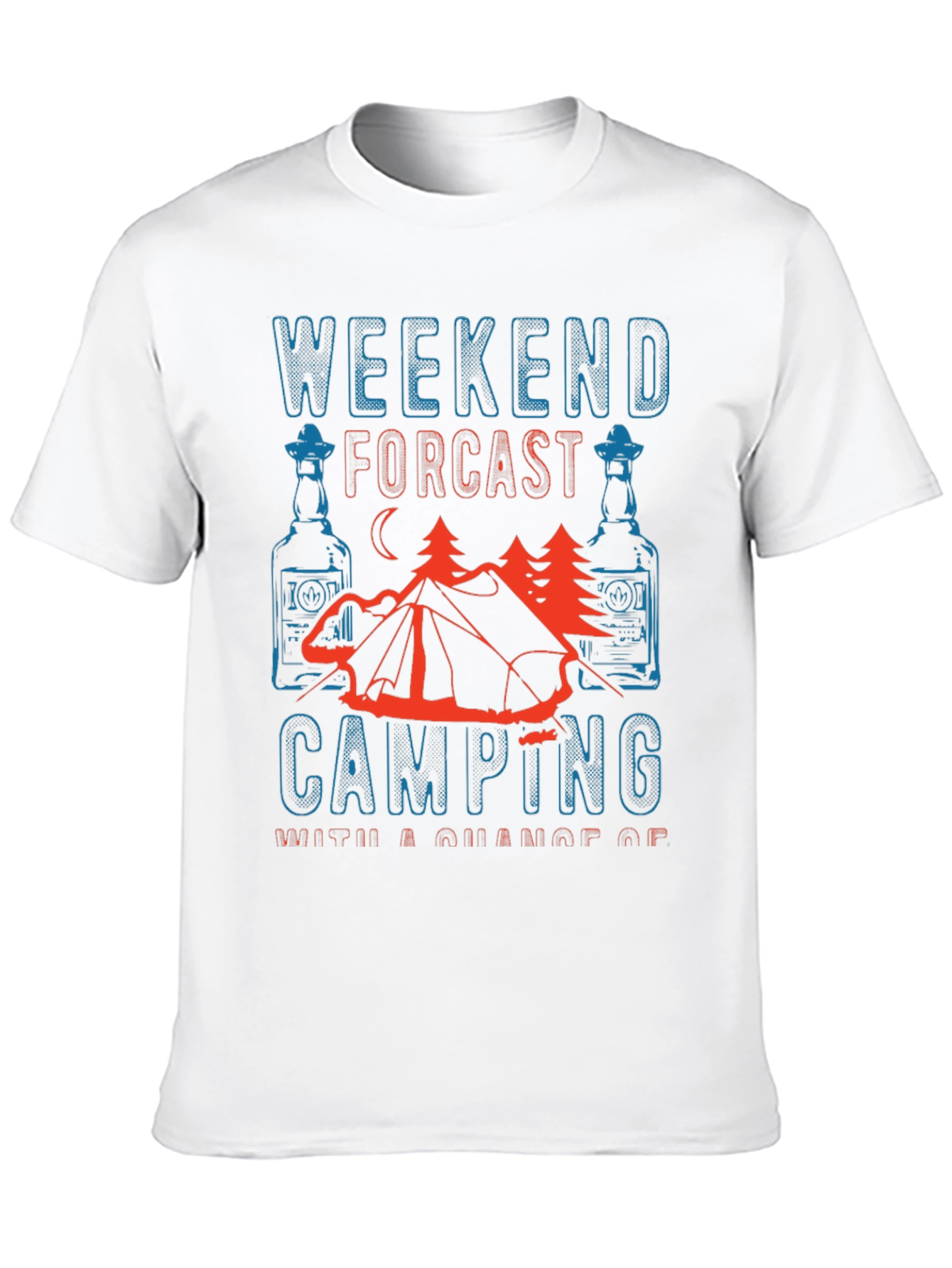 Weekend Forecast Camping T-Shirt - Black