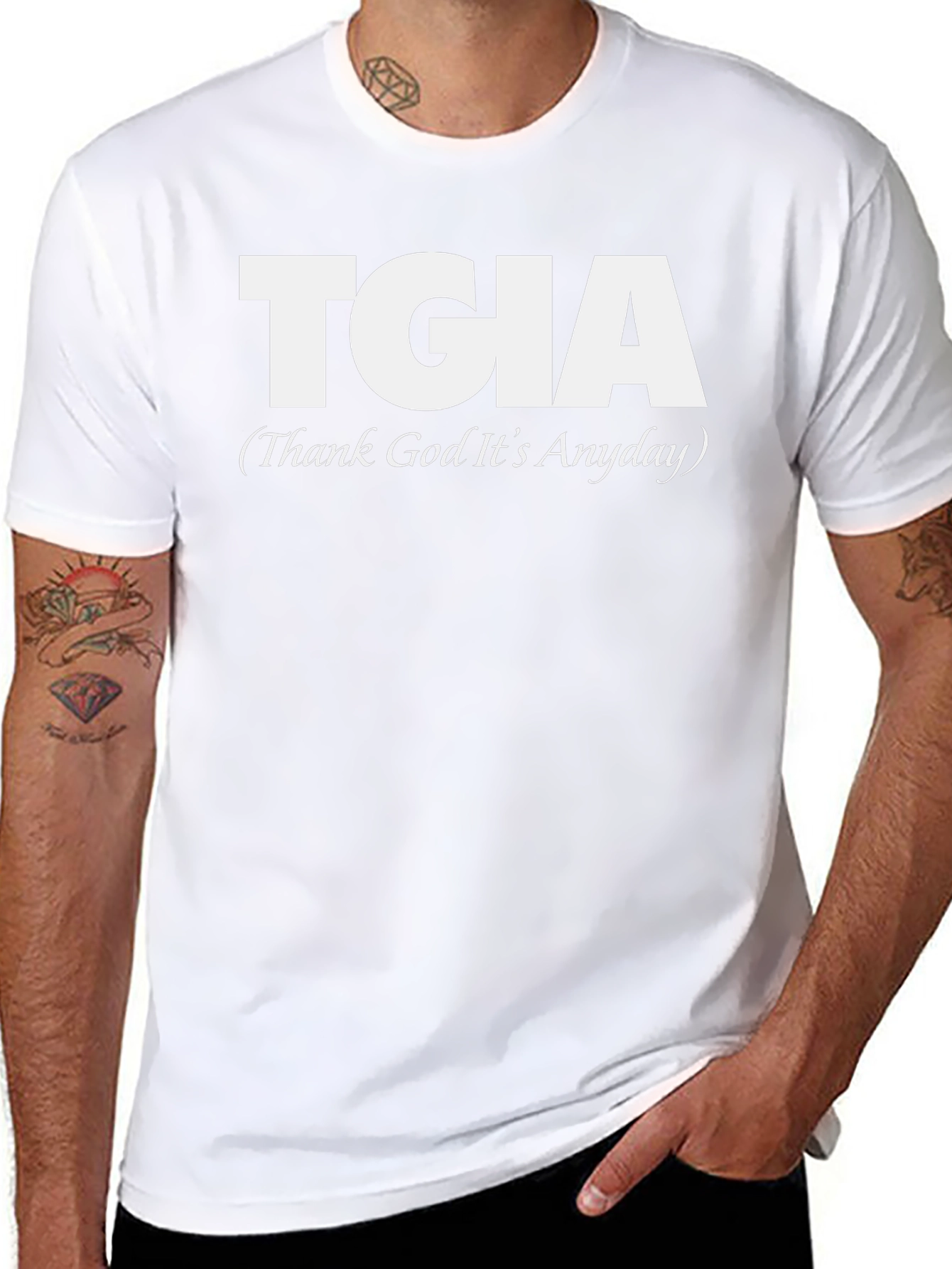 TGIA Thank God Its Anyday Graphic Tee