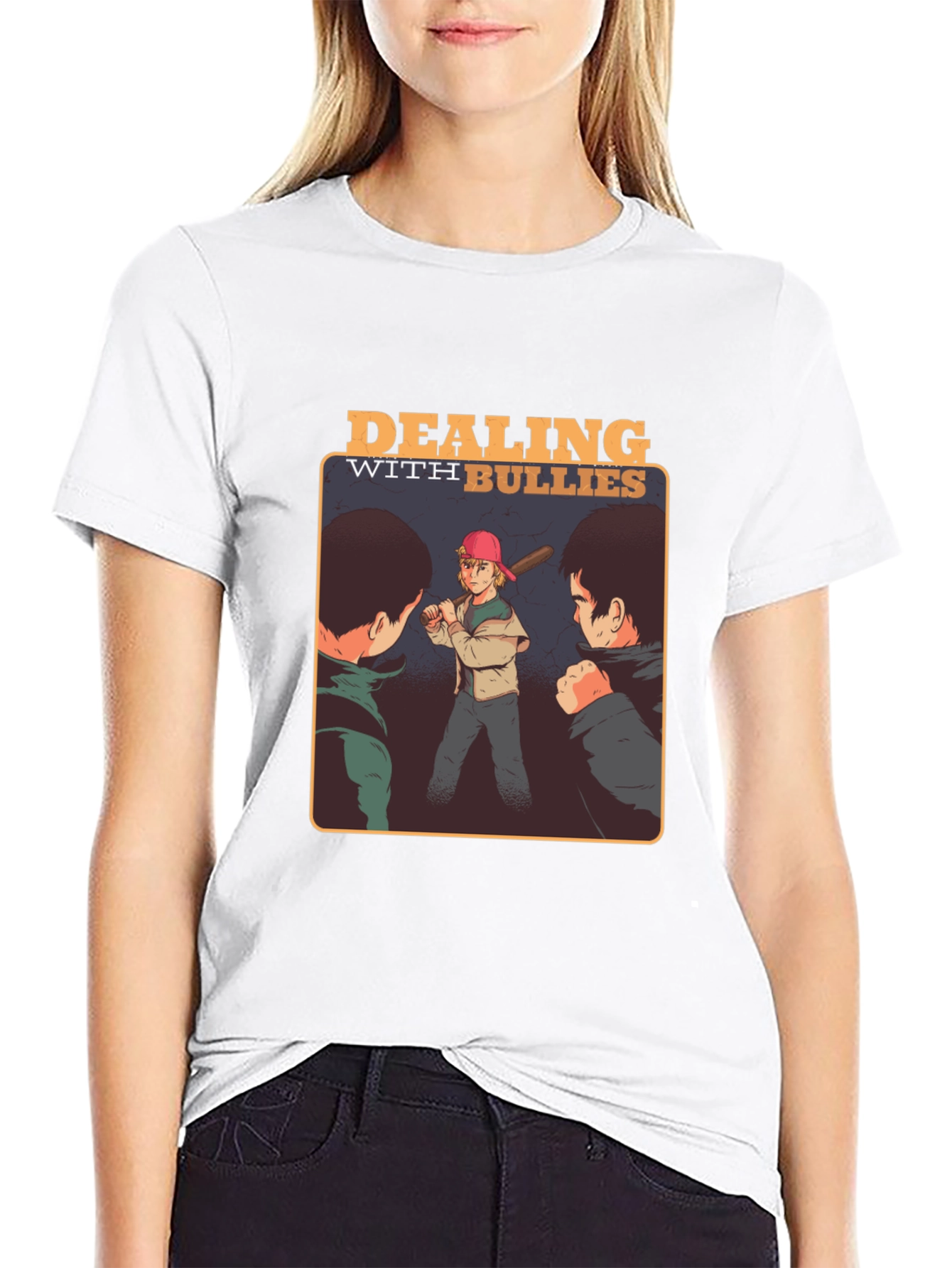 Dealing With Bullies Graphic Tee - Black