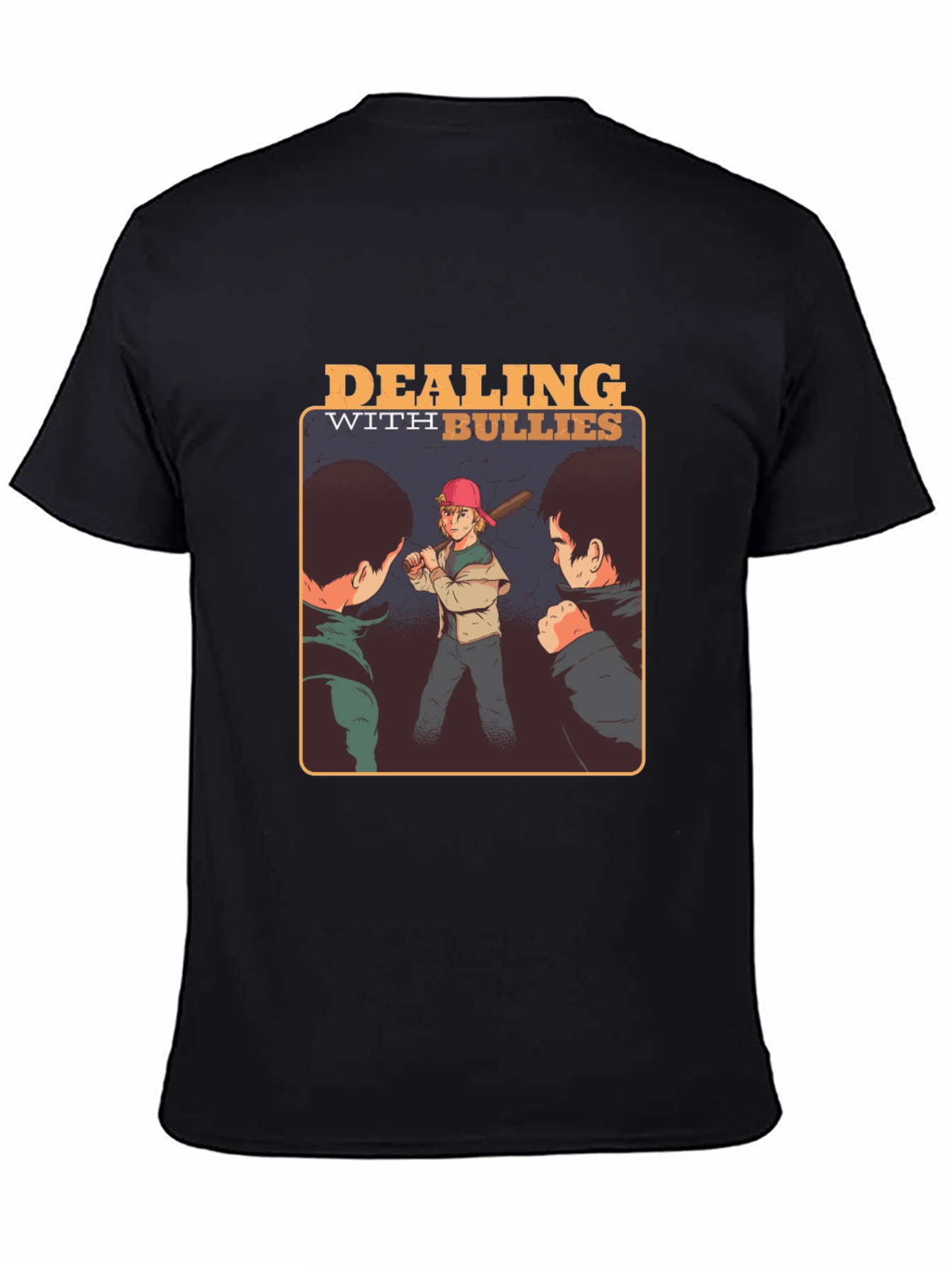 Dealing With Bullies Graphic Tee - Black