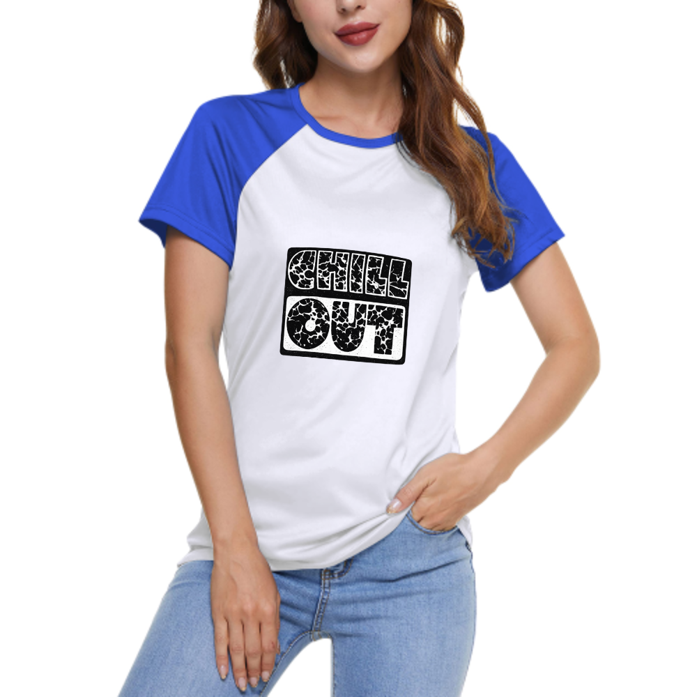 Chill Out Distressed Graphic Tee – Minimal Retro Streetwear T-Shirt(z214)