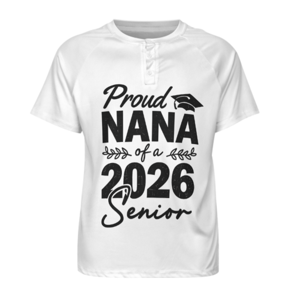 Proud Nana of a 2026 Senior Shirt – Graduation Family Support Tee – Class of 2026 Graphic T-Shirt(z193)