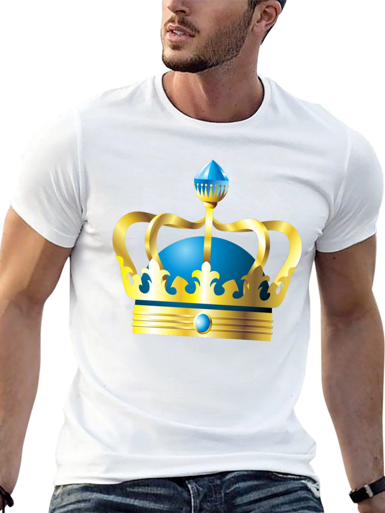 Royal Crown Graphic Tee - Black