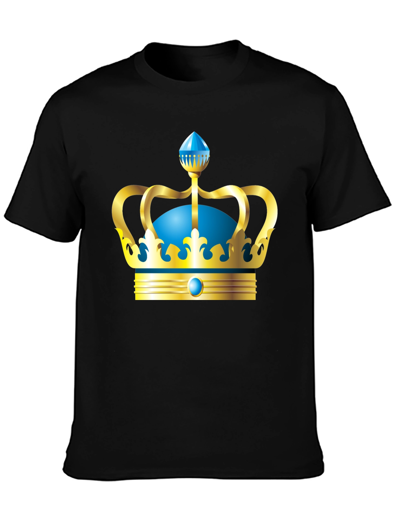 Royal Crown Graphic Tee - Black