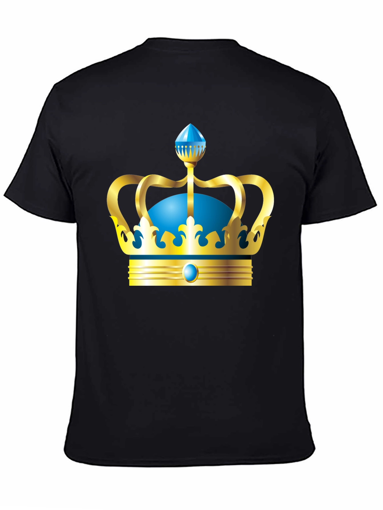 Royal Crown Graphic Tee - Black