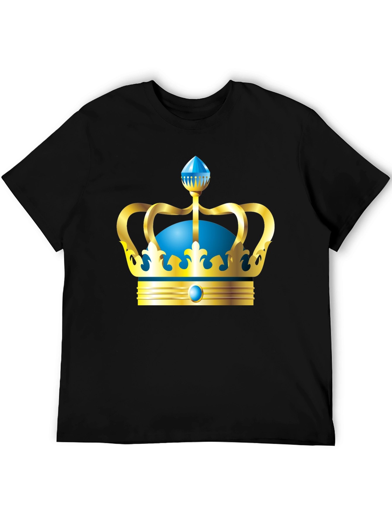 Royal Crown Graphic Tee - Black