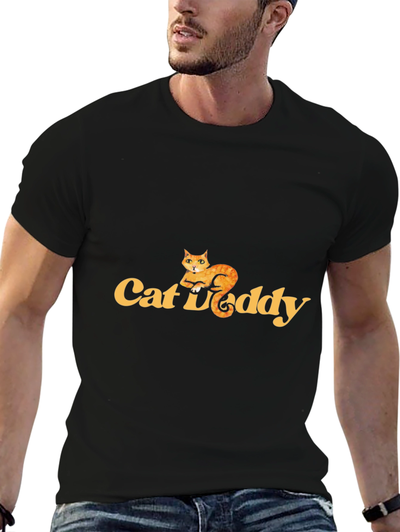 Cat Daddy Graphic T-Shirt - Cool Cat Lover Tee