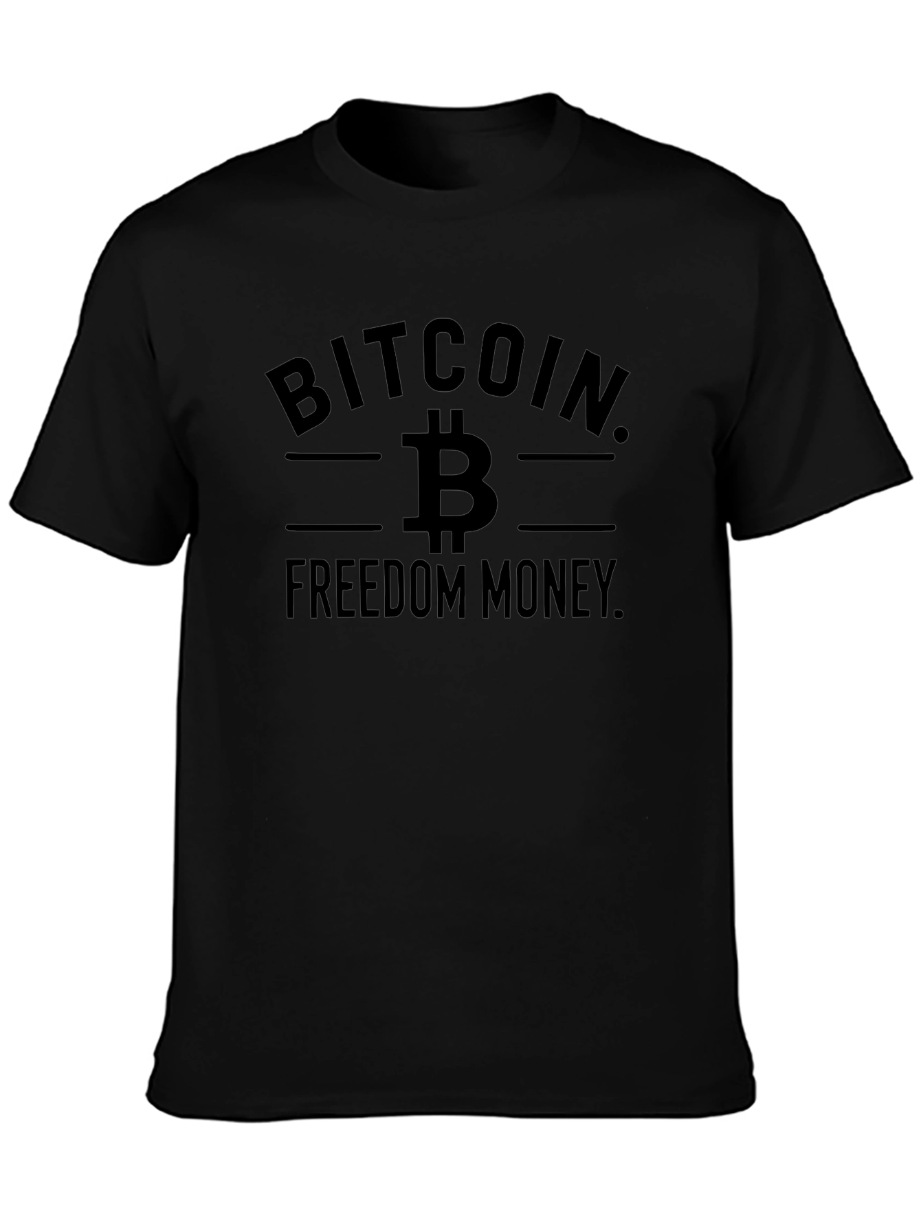 Bitcoin Freedom Money Graphic T-Shirt