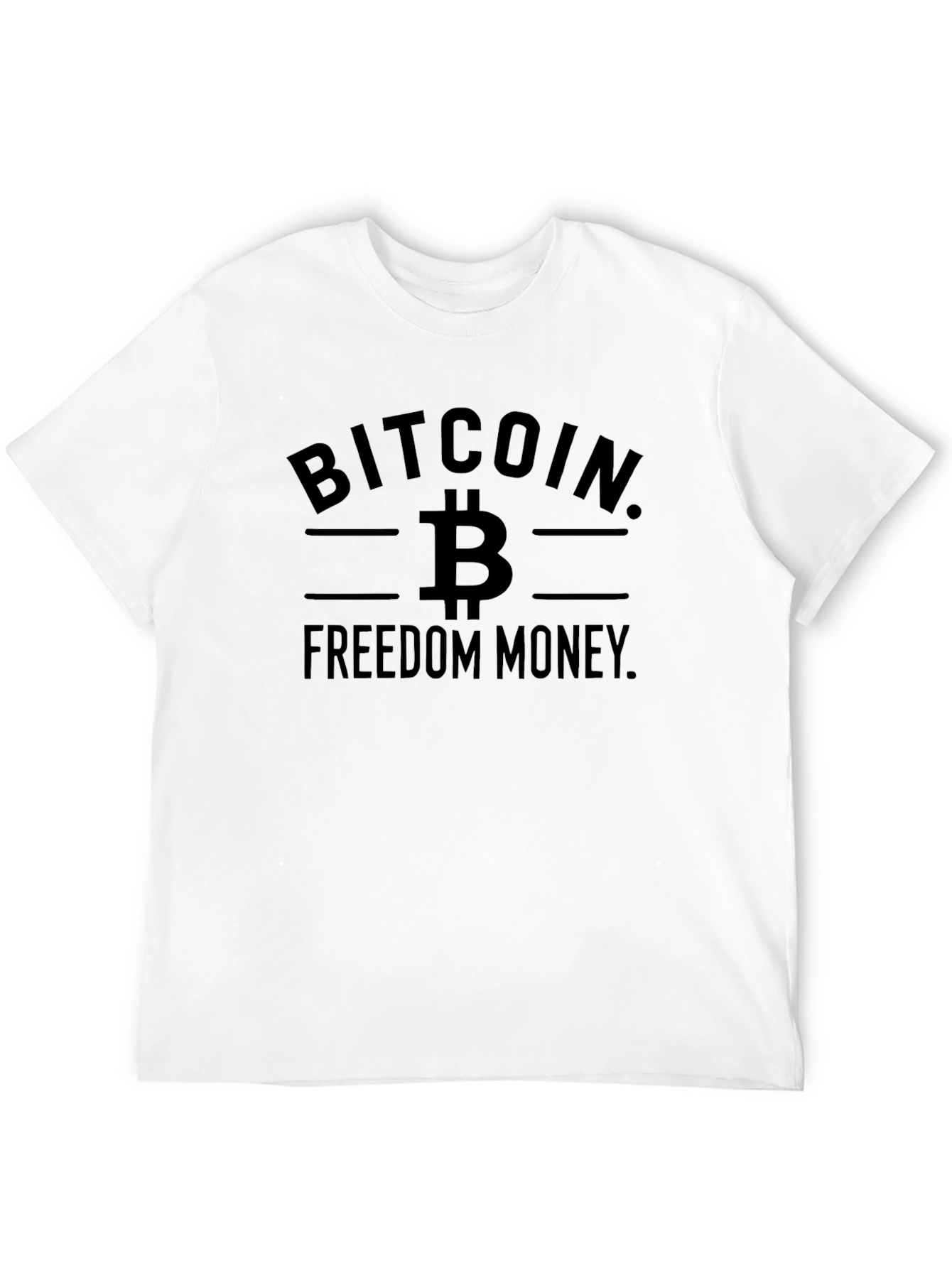 Bitcoin Freedom Money Graphic T-Shirt