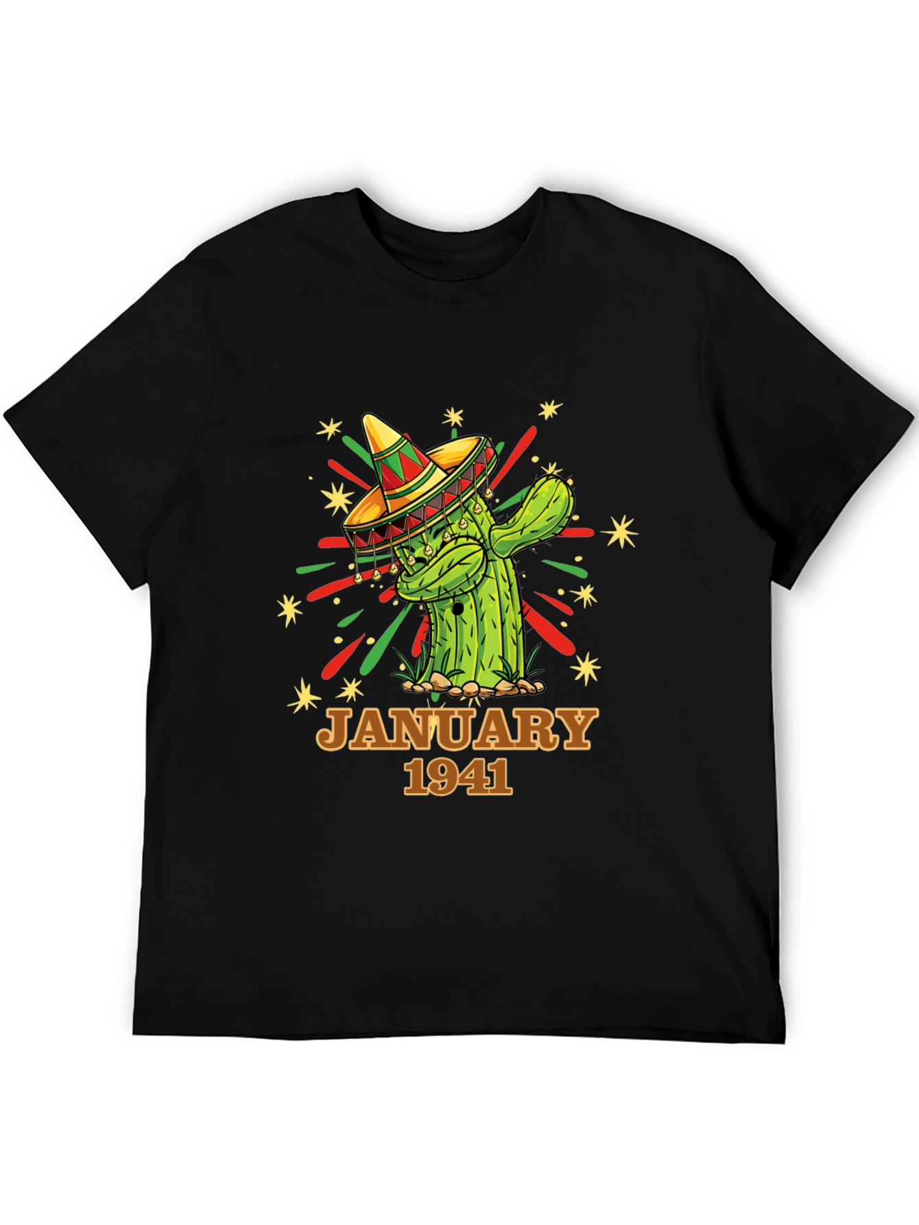 January 1941 Cactus Sombrero Graphic Tee