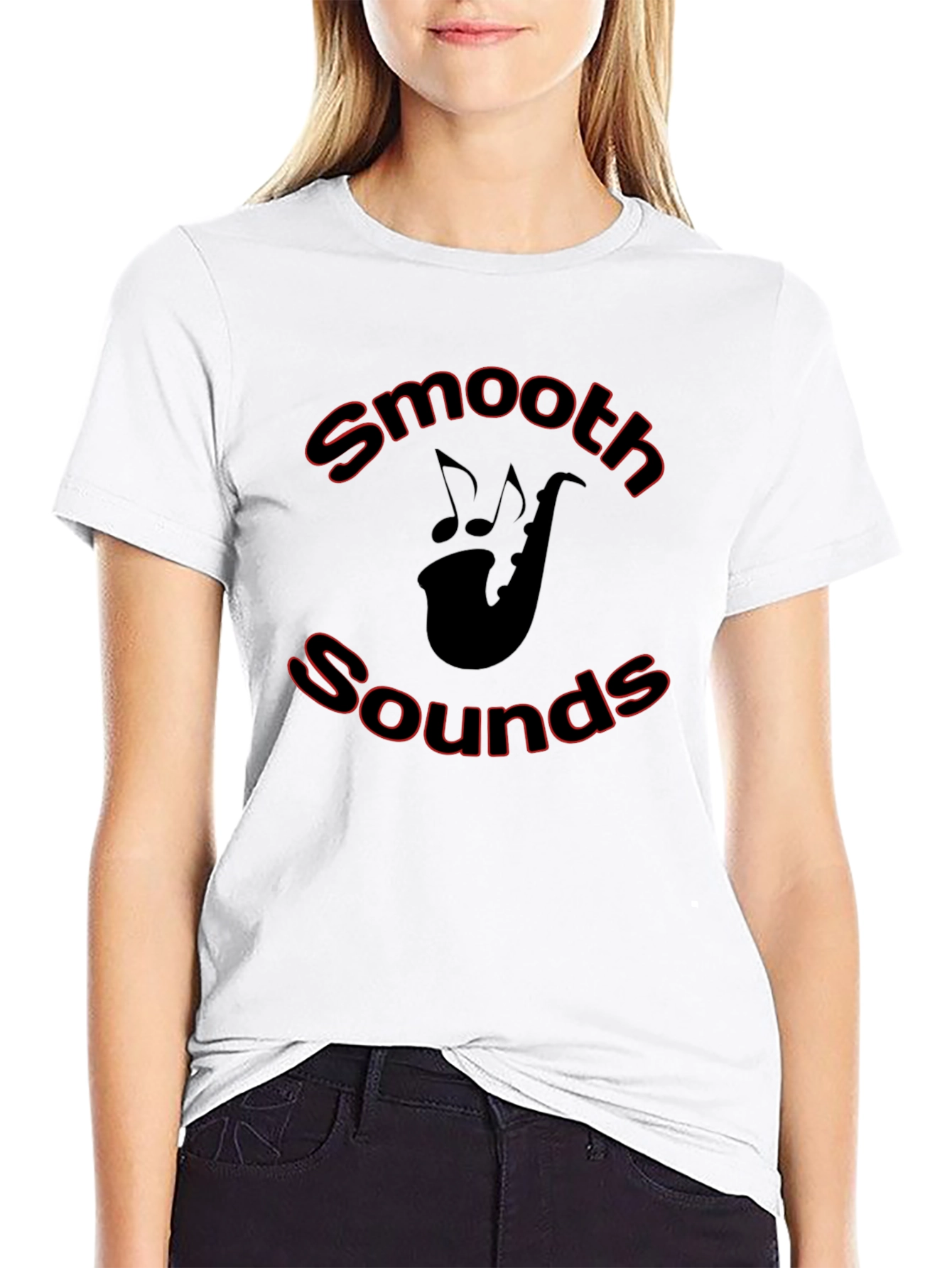 Smooth Sounds Saxophone Graphic T-Shirt