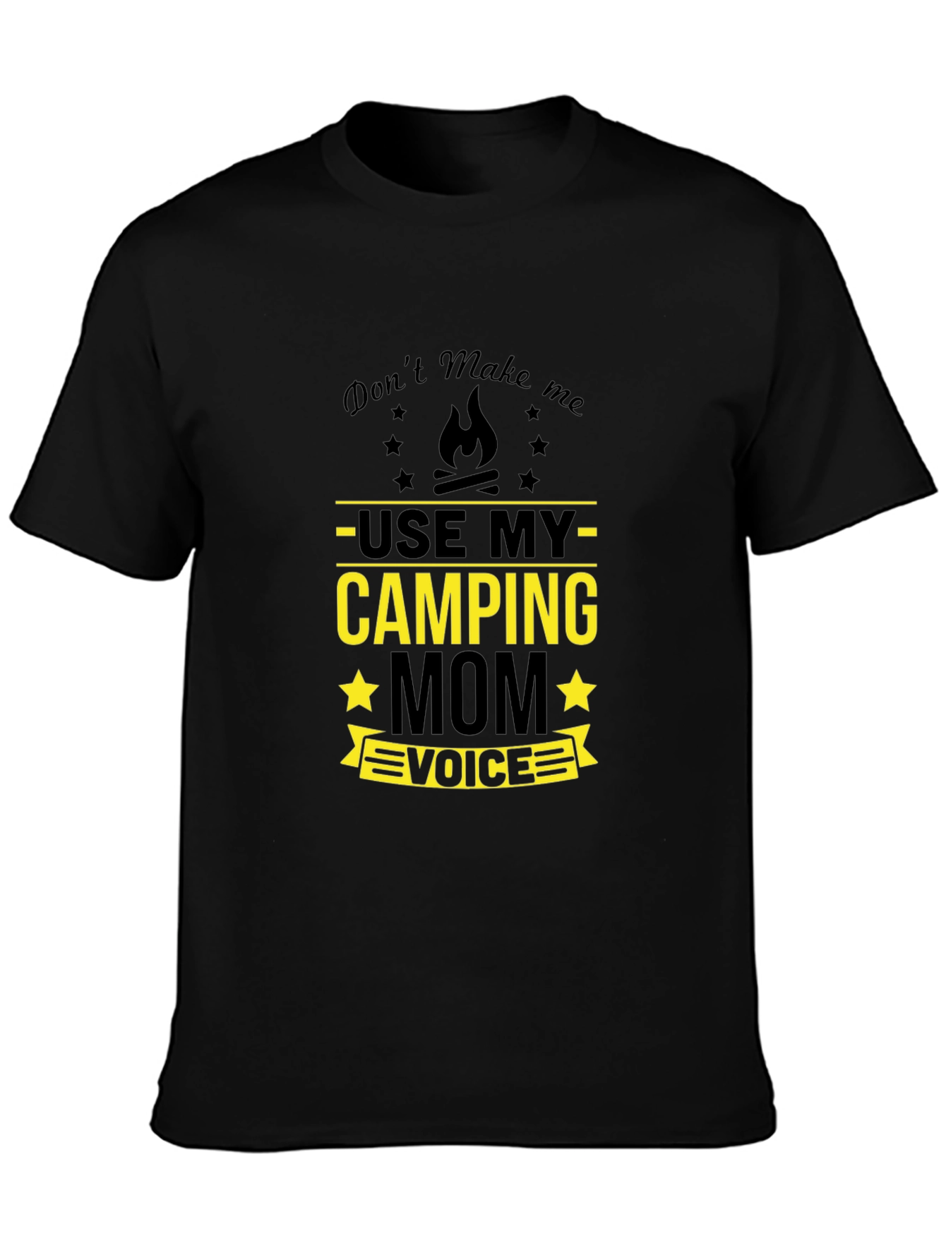 Camping Mom Voice T-Shirt - Funny Camp Shirt