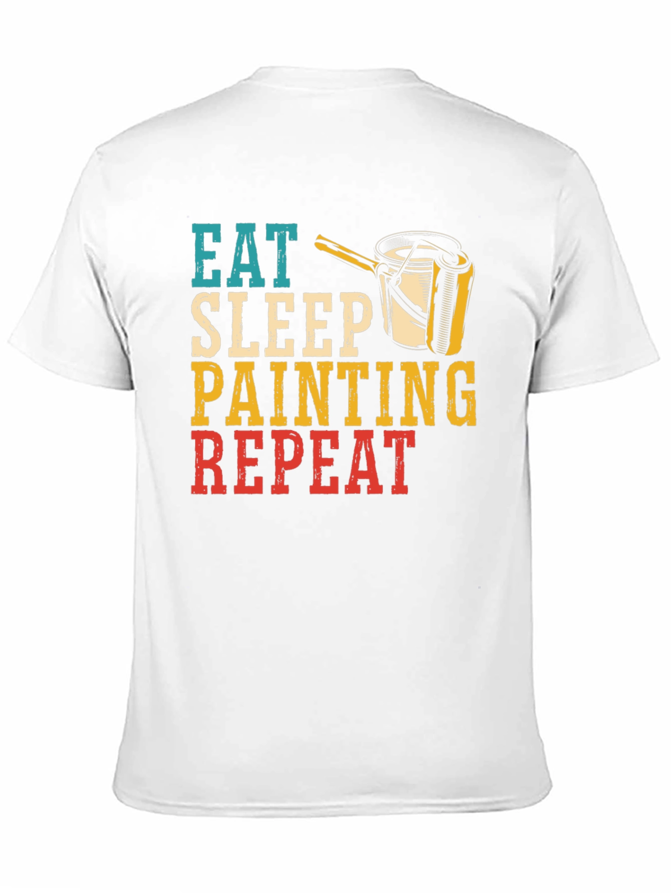 Eat Sleep Painting Repeat Graphic T-Shirt