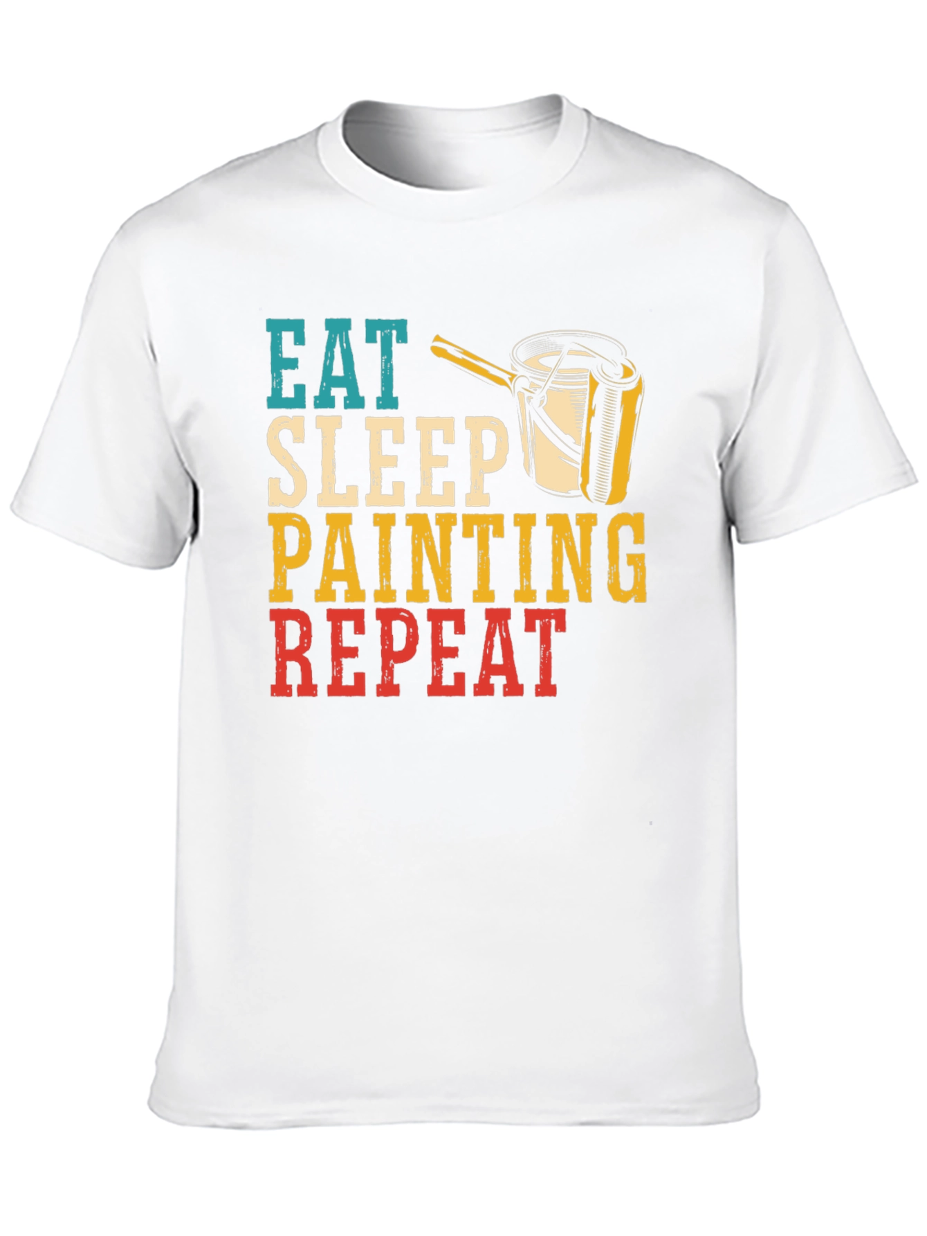Eat Sleep Painting Repeat Graphic T-Shirt