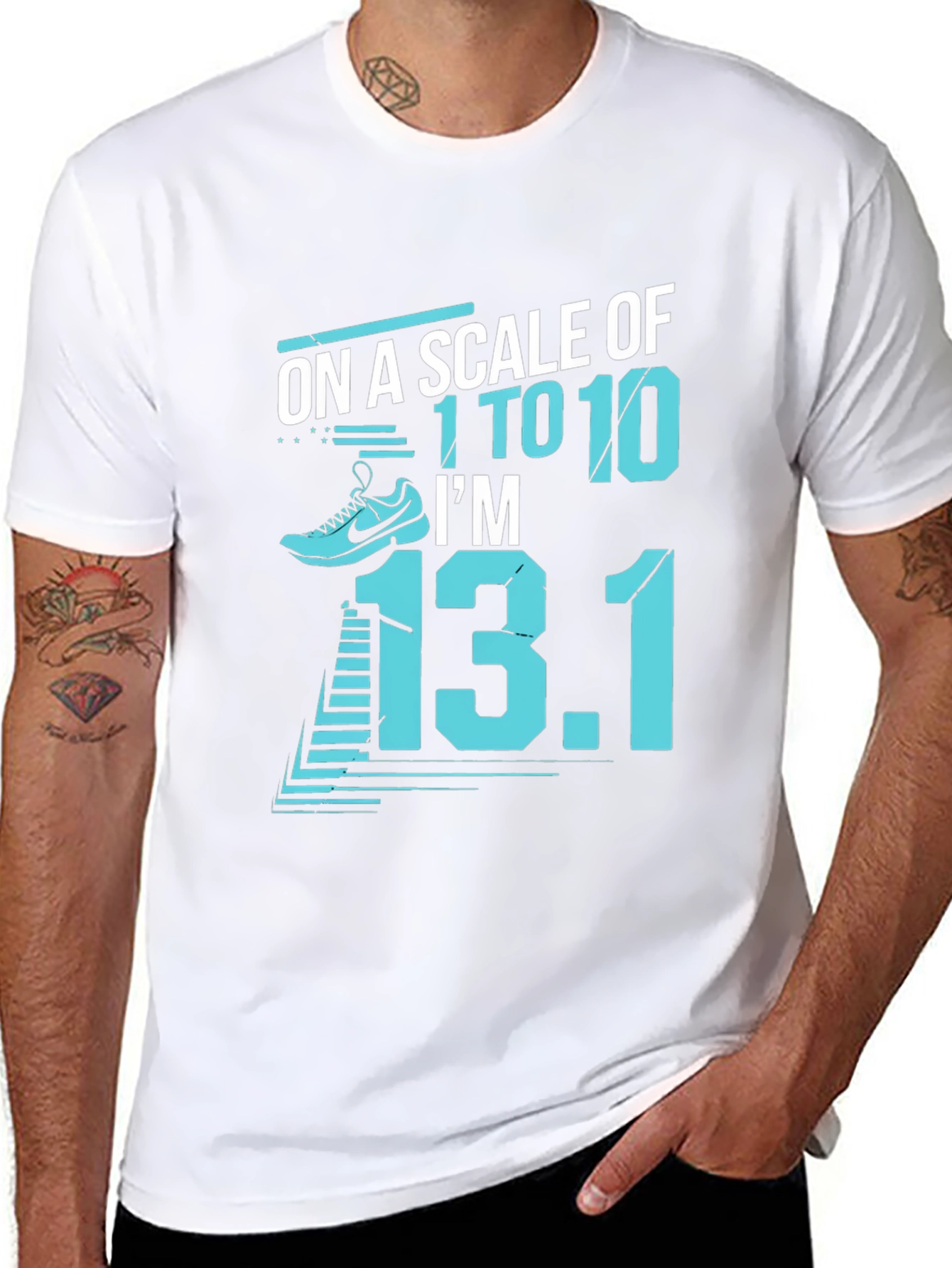 Runners 13.1 Half Marathon T-Shirt - Black