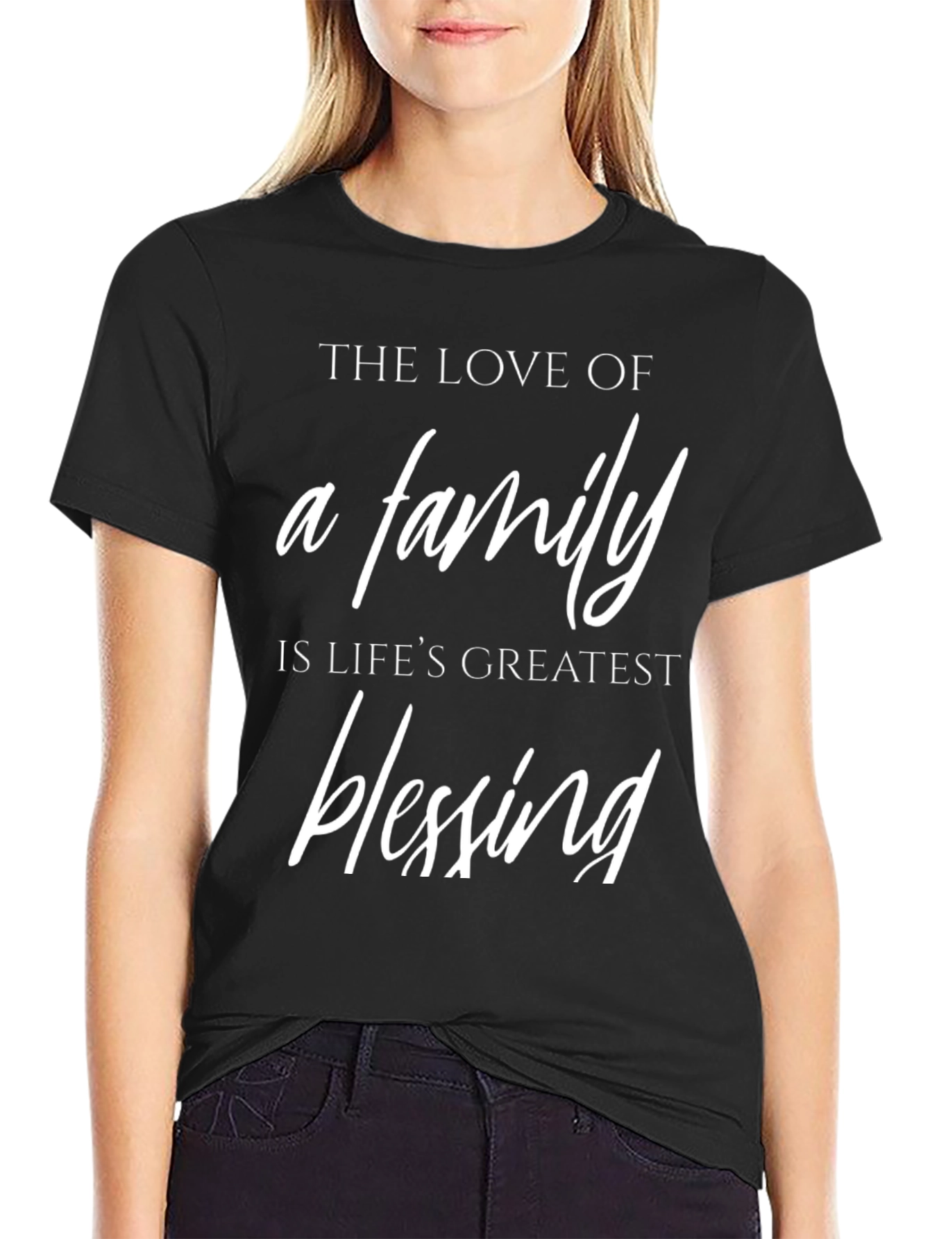 Family Love T-Shirt - Lifes Greatest Blessing Tee