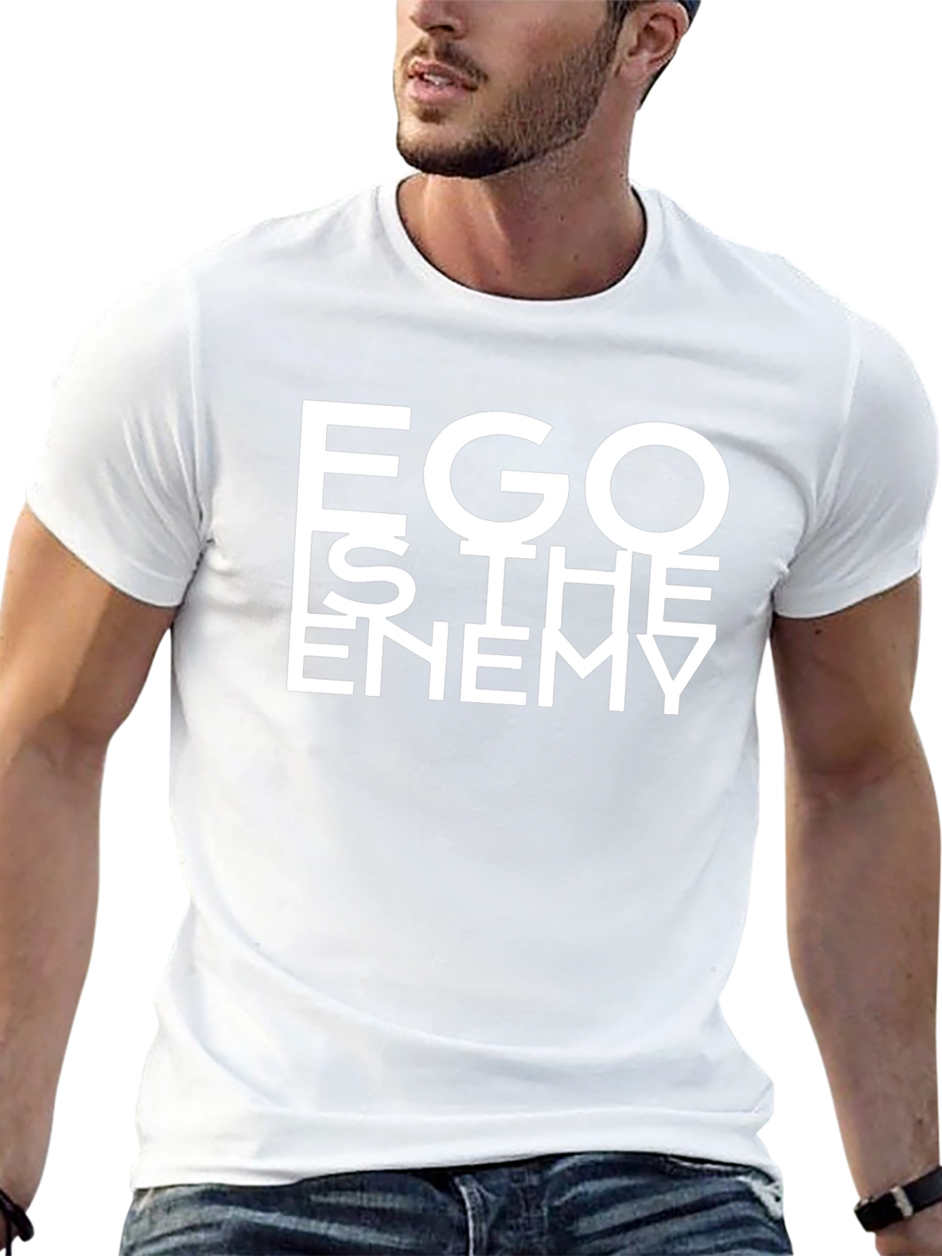 Ego Is The Enemy Black T-Shirt