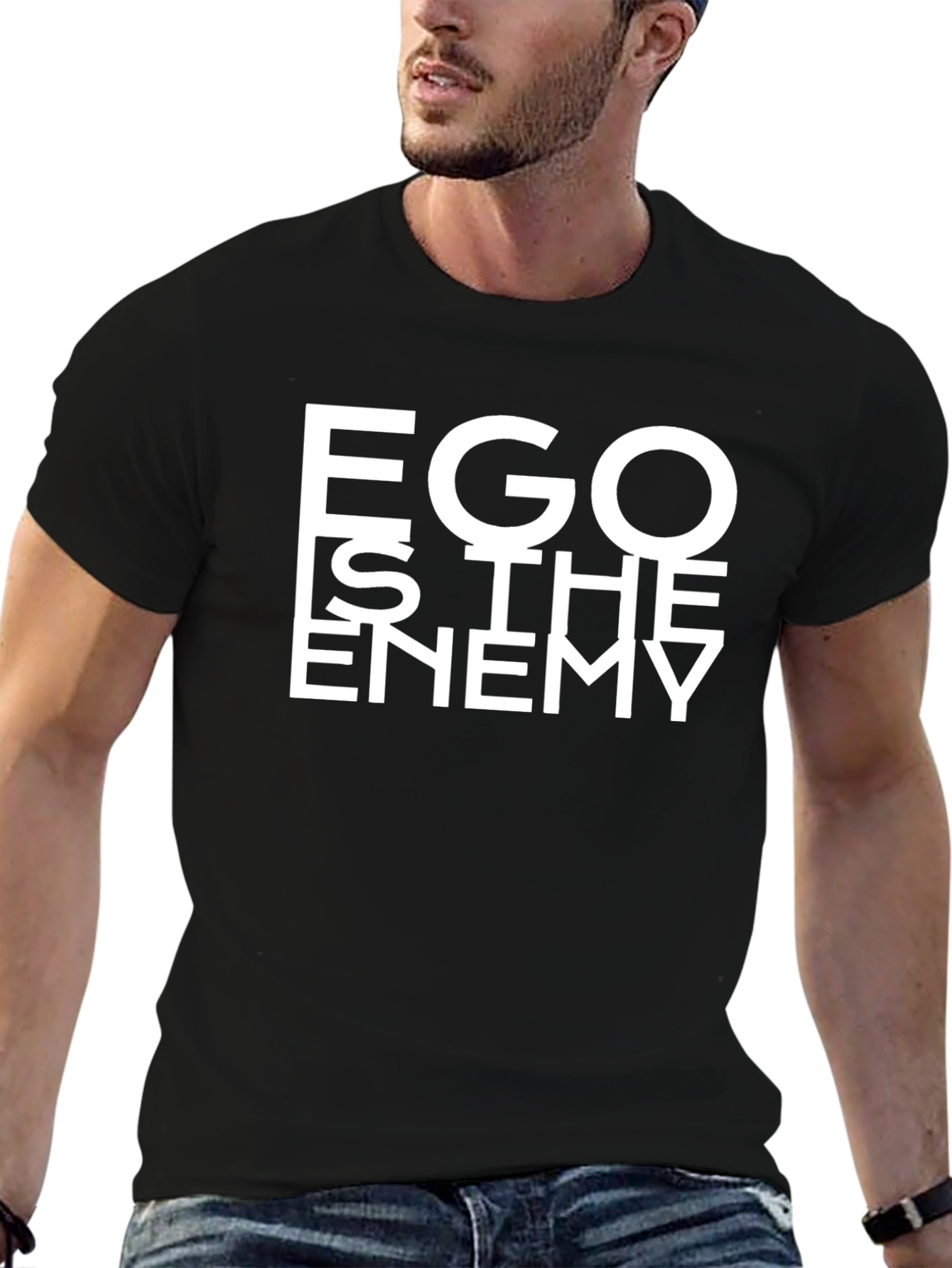 Ego Is The Enemy Black T-Shirt