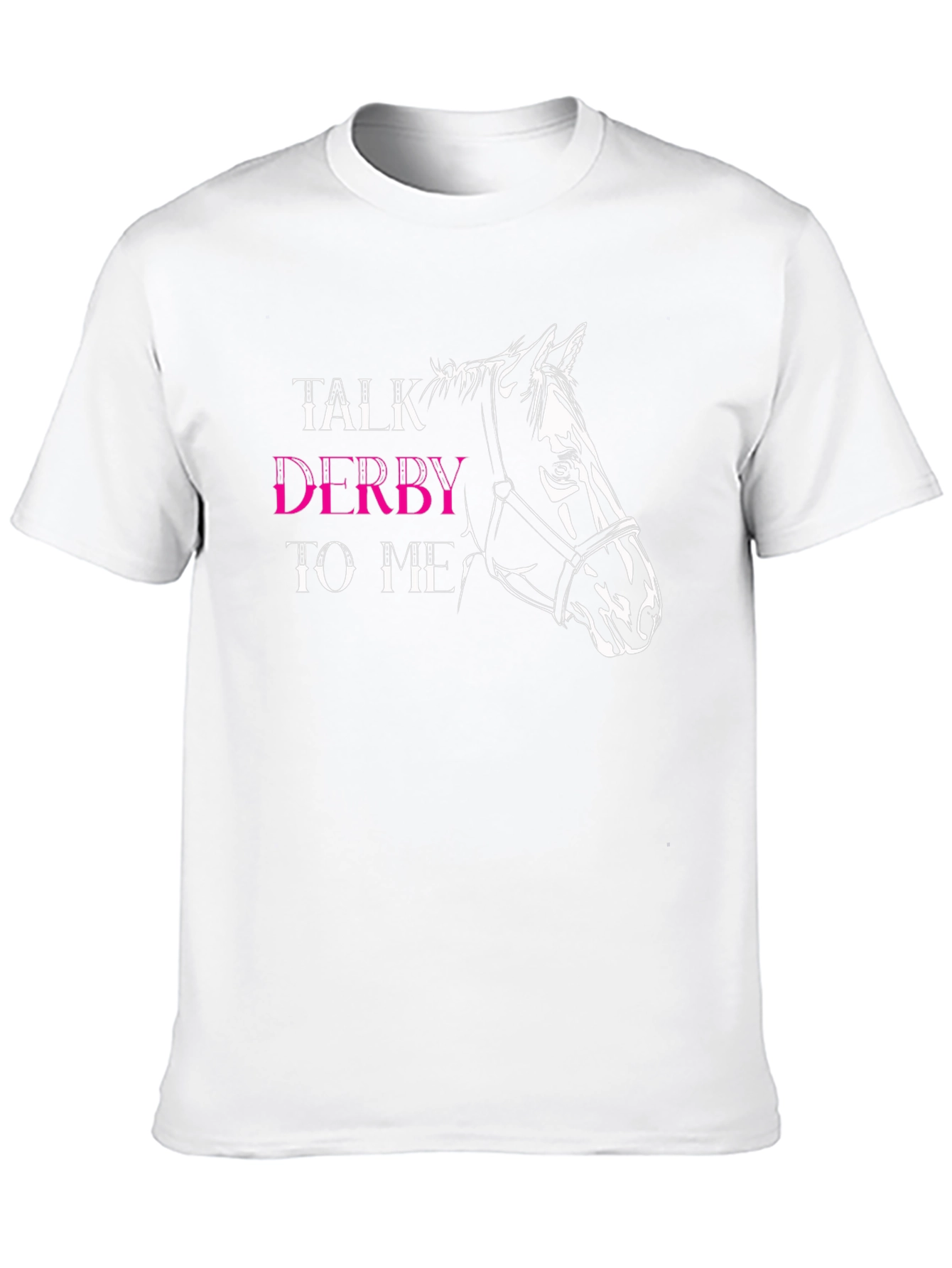 Talk Derby To Me Horse Graphic T-Shirt