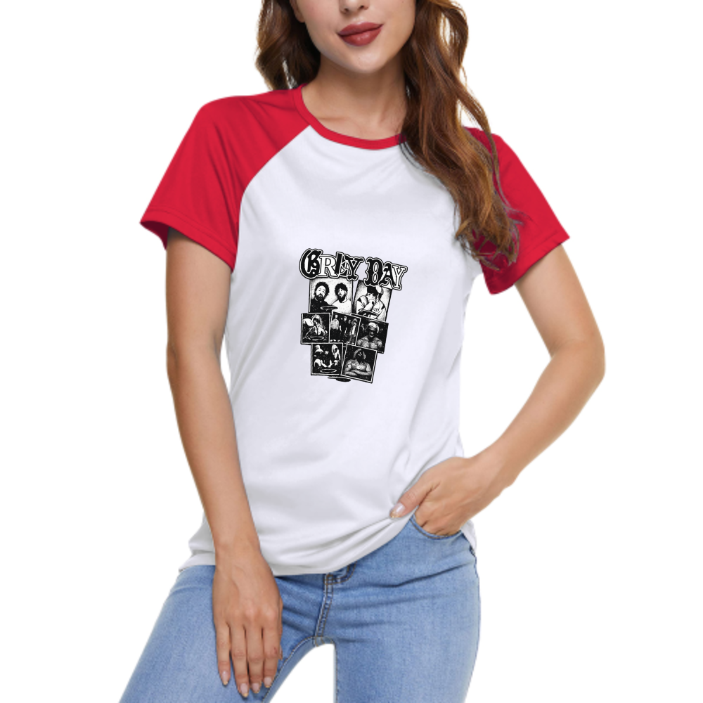 Grey Day Vintage Collage Graphic Tee – Retro Streetwear Music Inspired T-Shirt for Fans(z212)