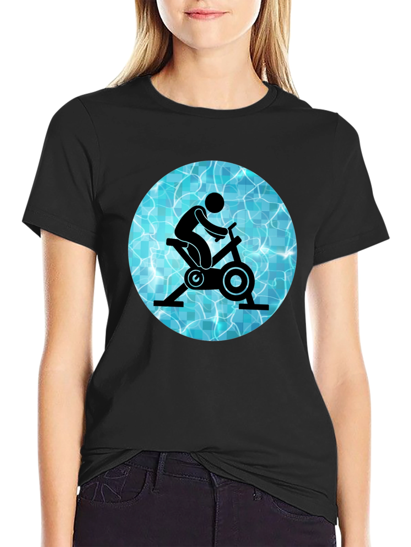 Aqua Cycling Graphic Tee