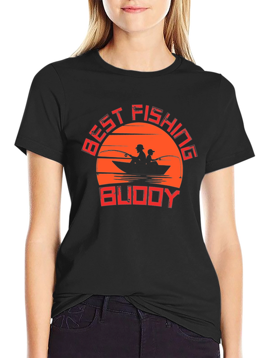 Best Fishing Buddy Graphic T-Shirt