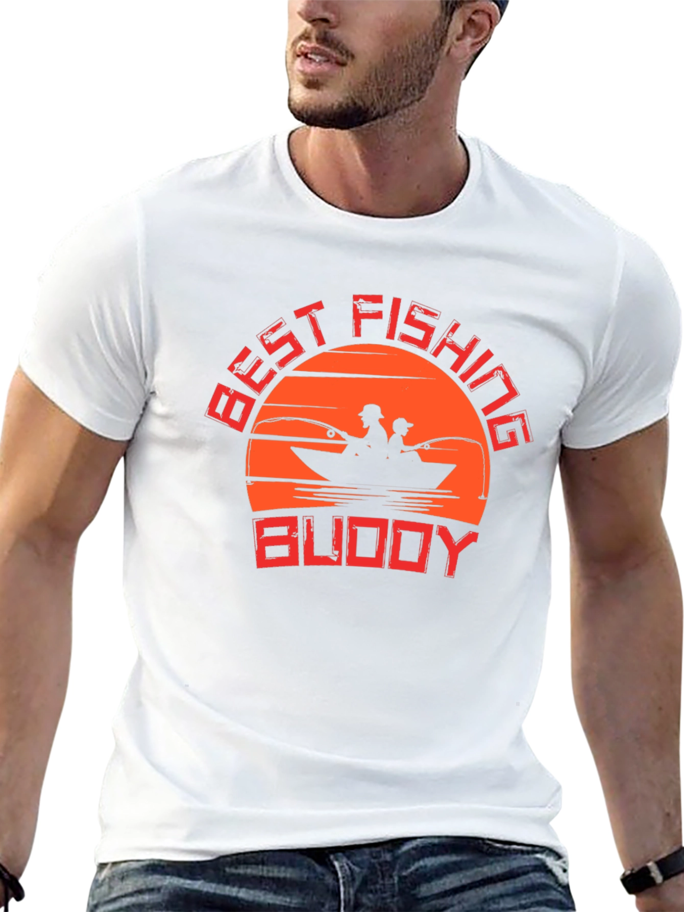 Best Fishing Buddy Graphic T-Shirt