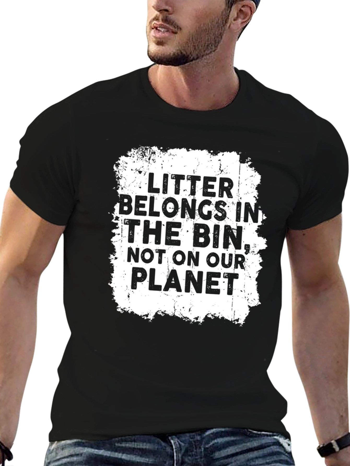 Eco-Friendly Litter Awareness T-Shirt