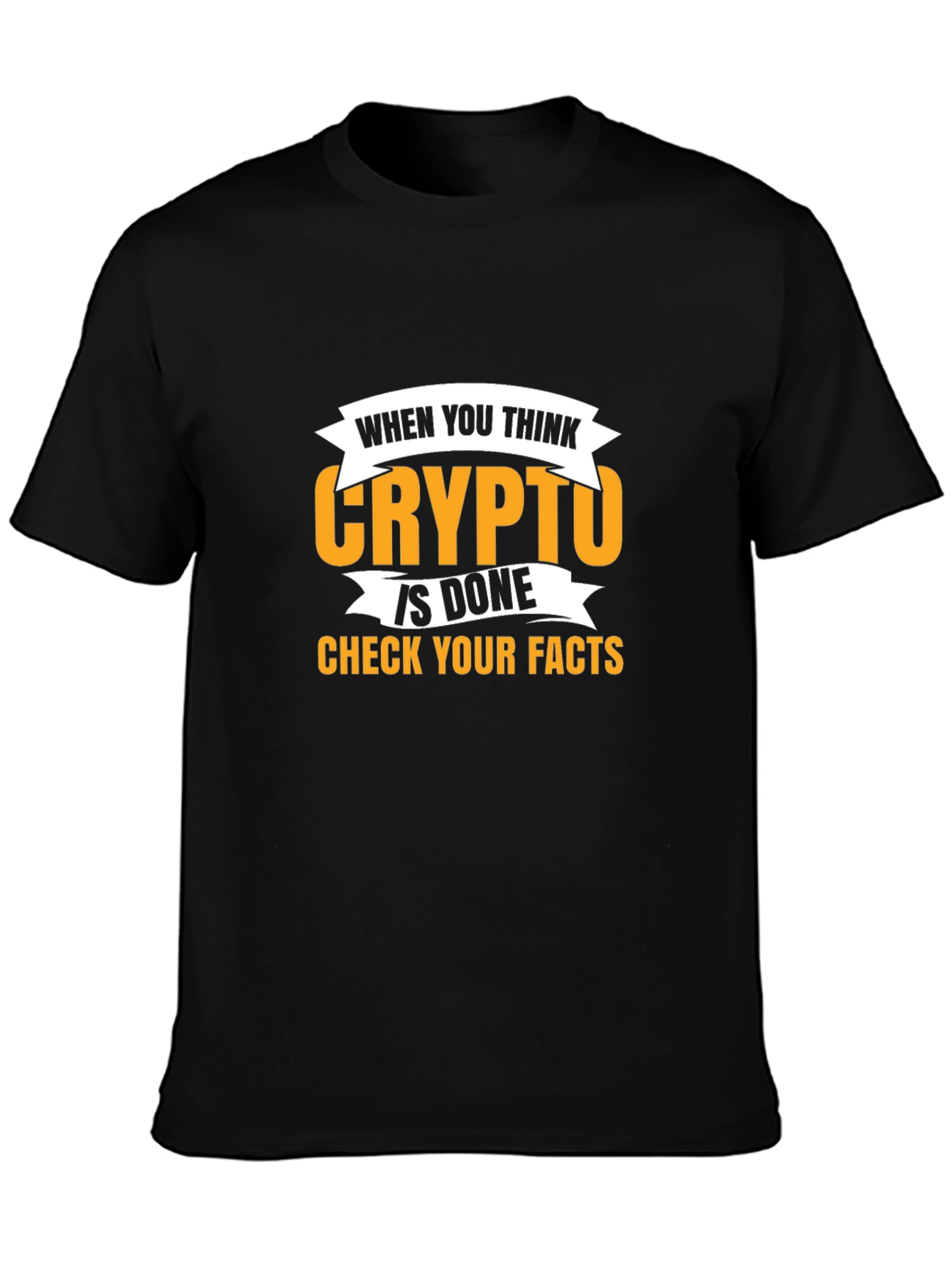 Crypto Facts Black T-Shirt