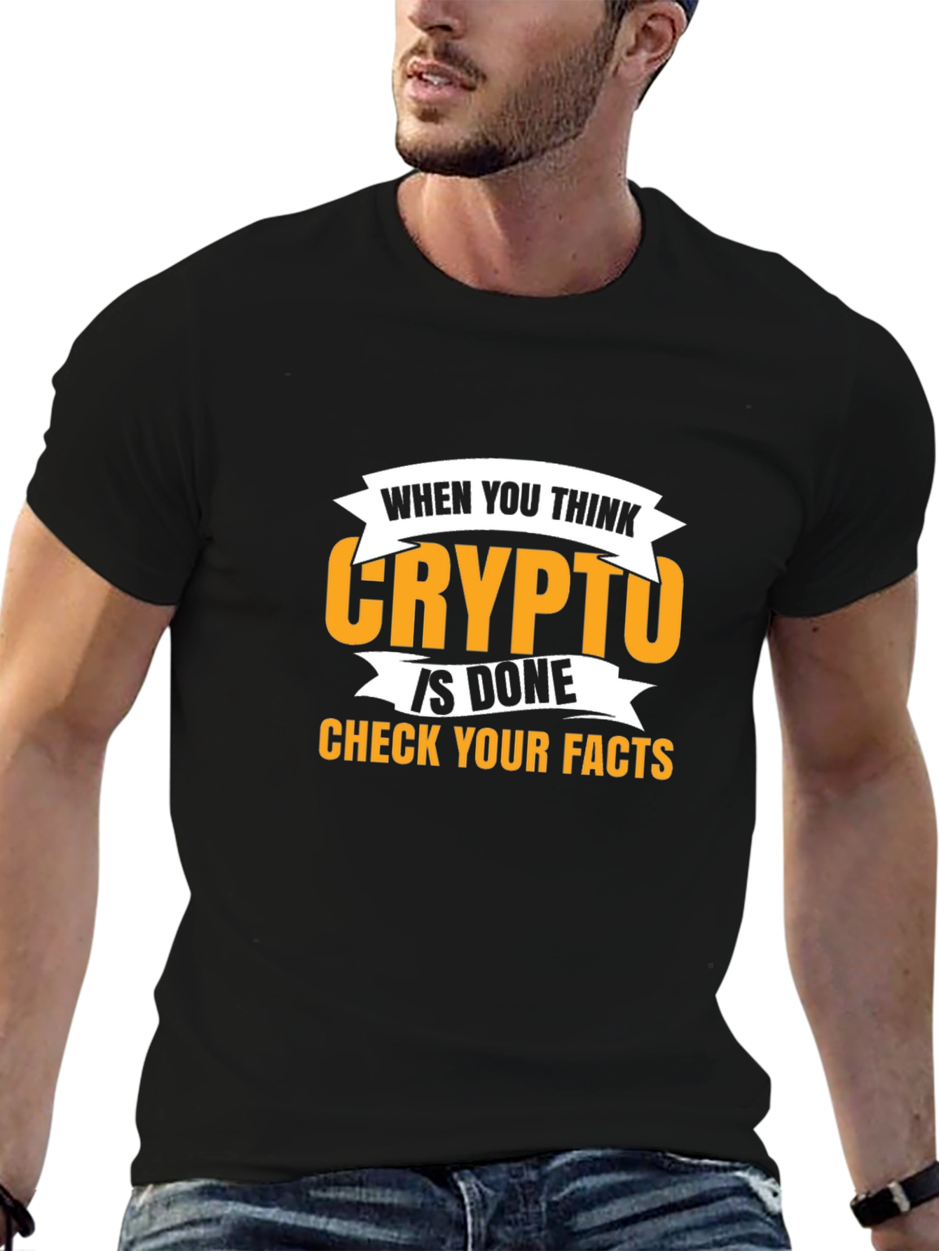 Crypto Facts Black T-Shirt