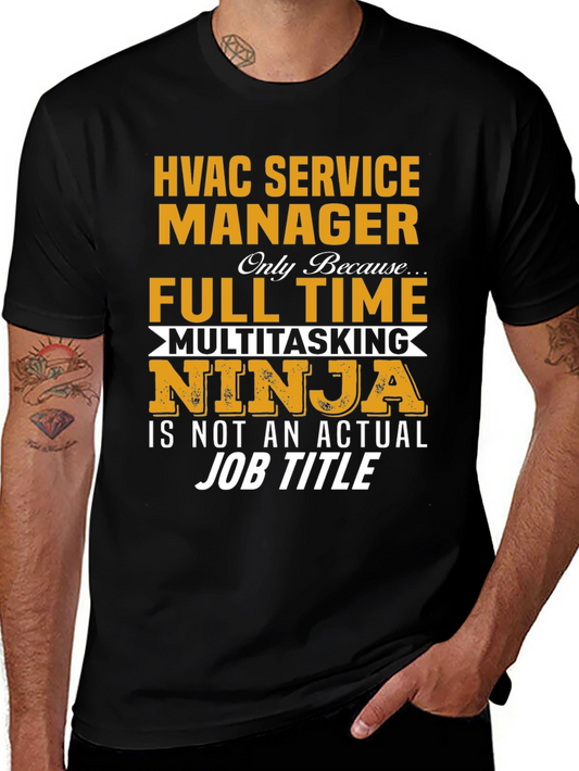 HVAC Service Manager T-Shirt