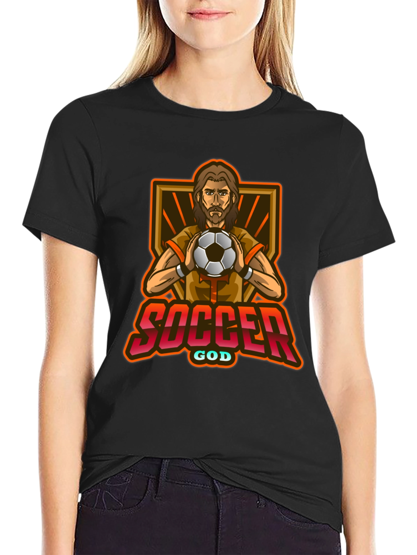Soccer God Graphic T-Shirt - Stylish & Unique Design